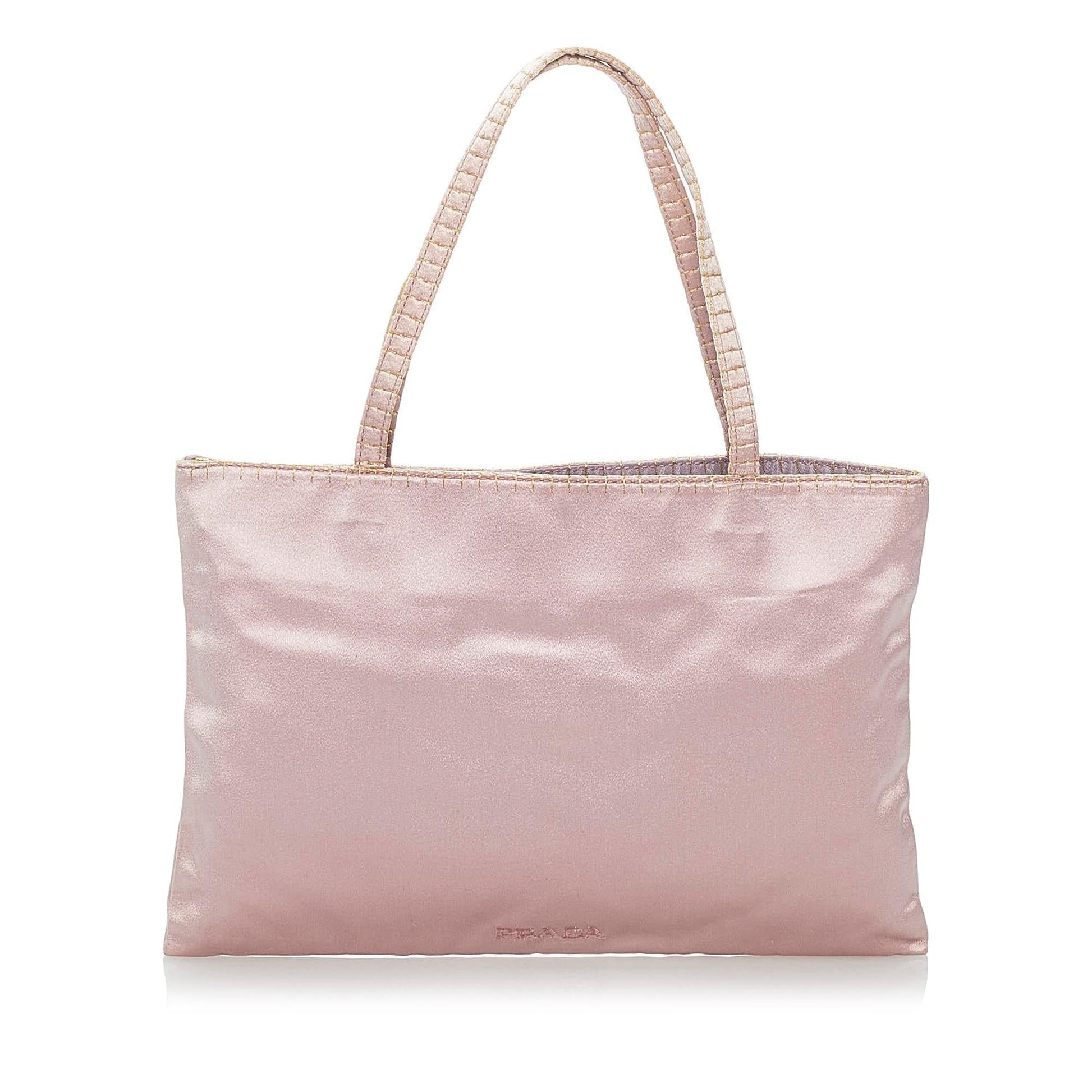 Prada Handbag Shg Satin Satchel Bag