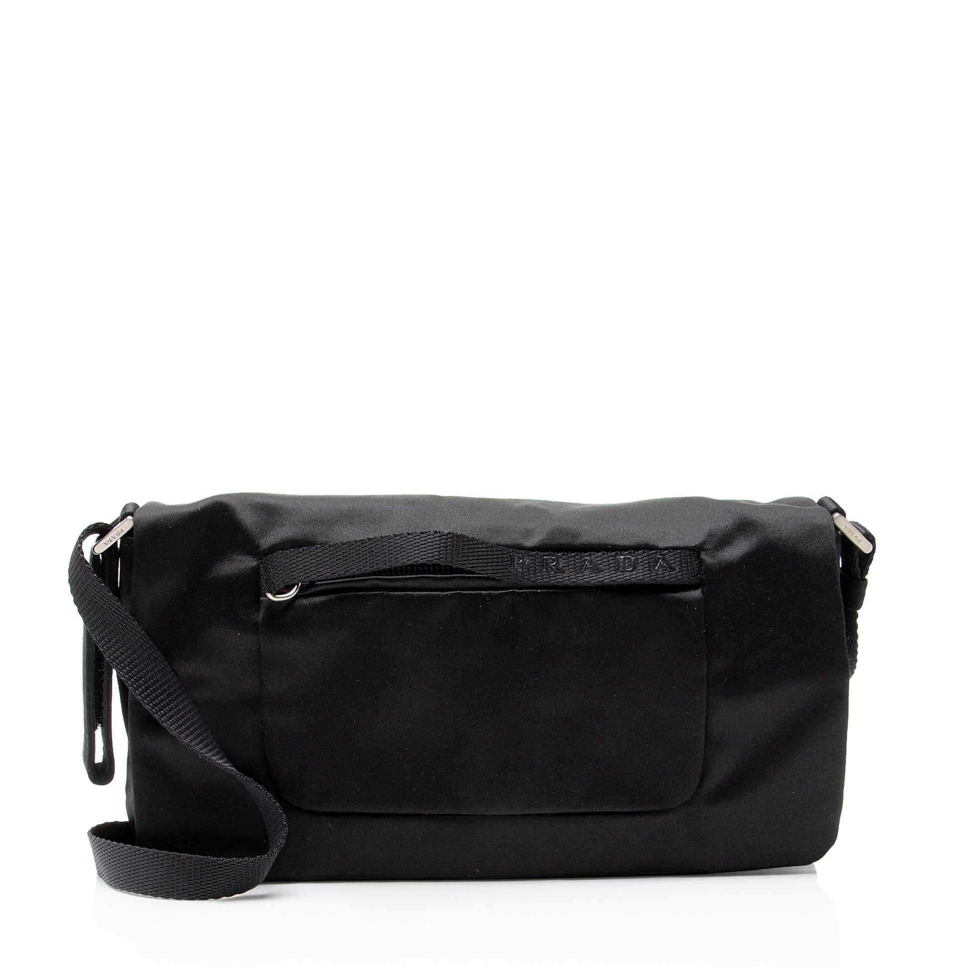 Prada Pochette Shoulder Bag Satin
