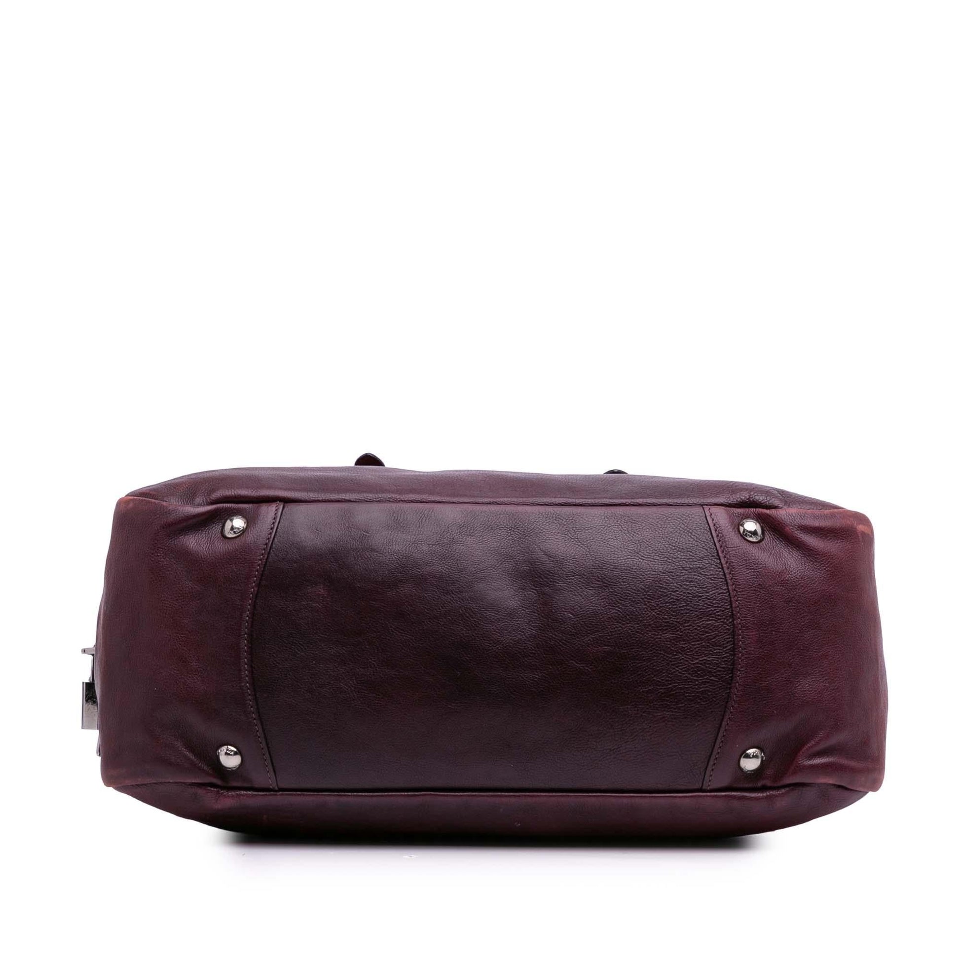 Prada Sfumato Glace Calf Satchel Satchel Bag