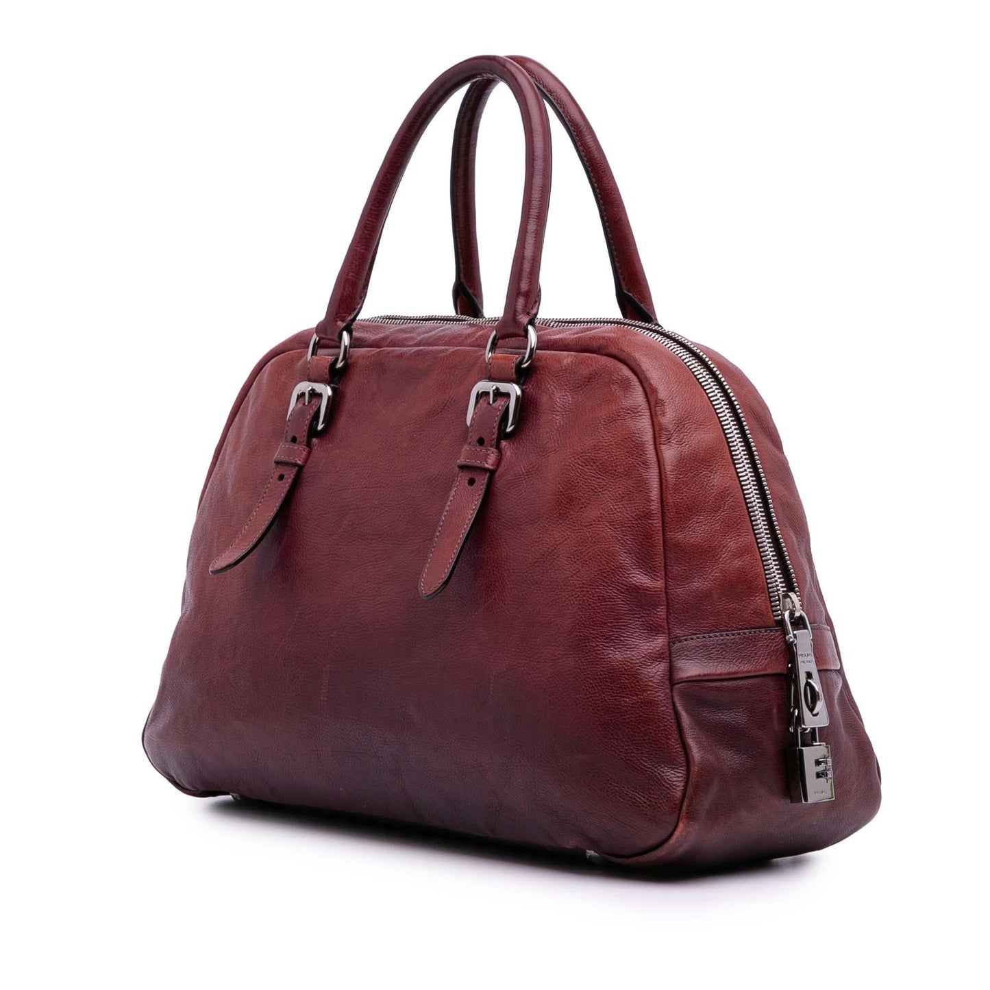 Prada Sfumato Glace Calf Satchel Satchel Bag