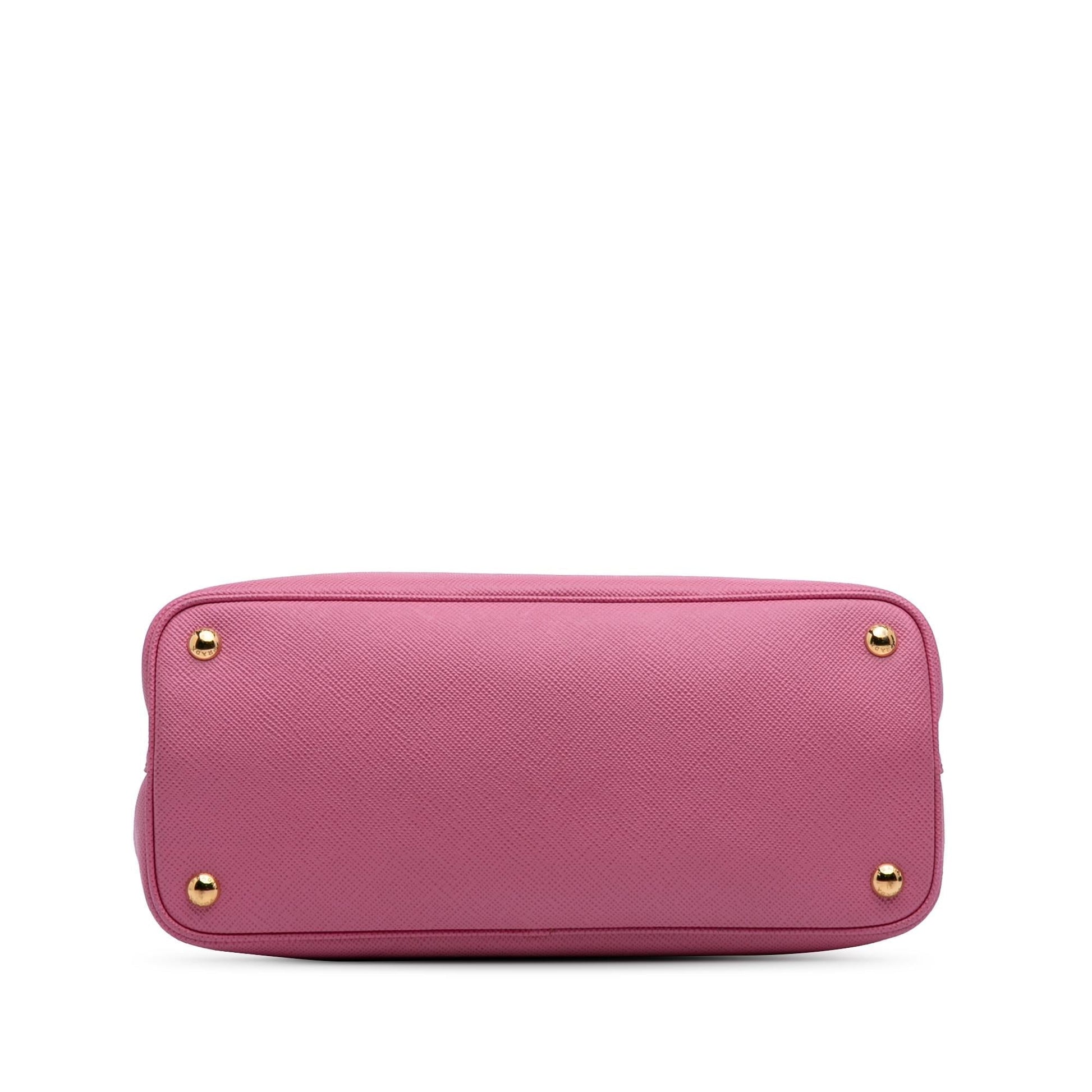 Prada Bicolor Cuir Double Satchel Saffiano Small Satchel Bag Double Satchel 1