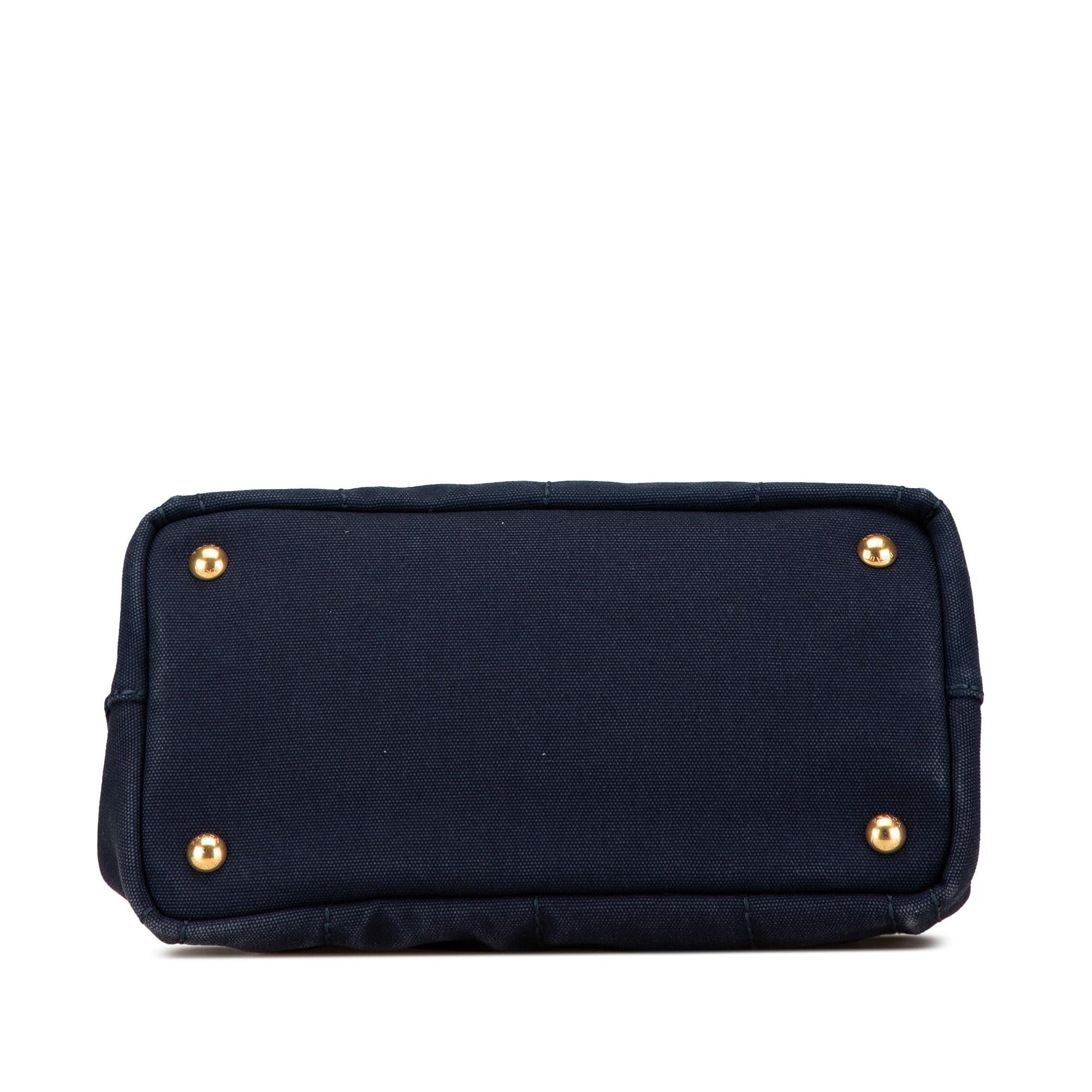 Prada Canapa Satchel Canvas Small Logo Satchel Bag Logo Satchel 1