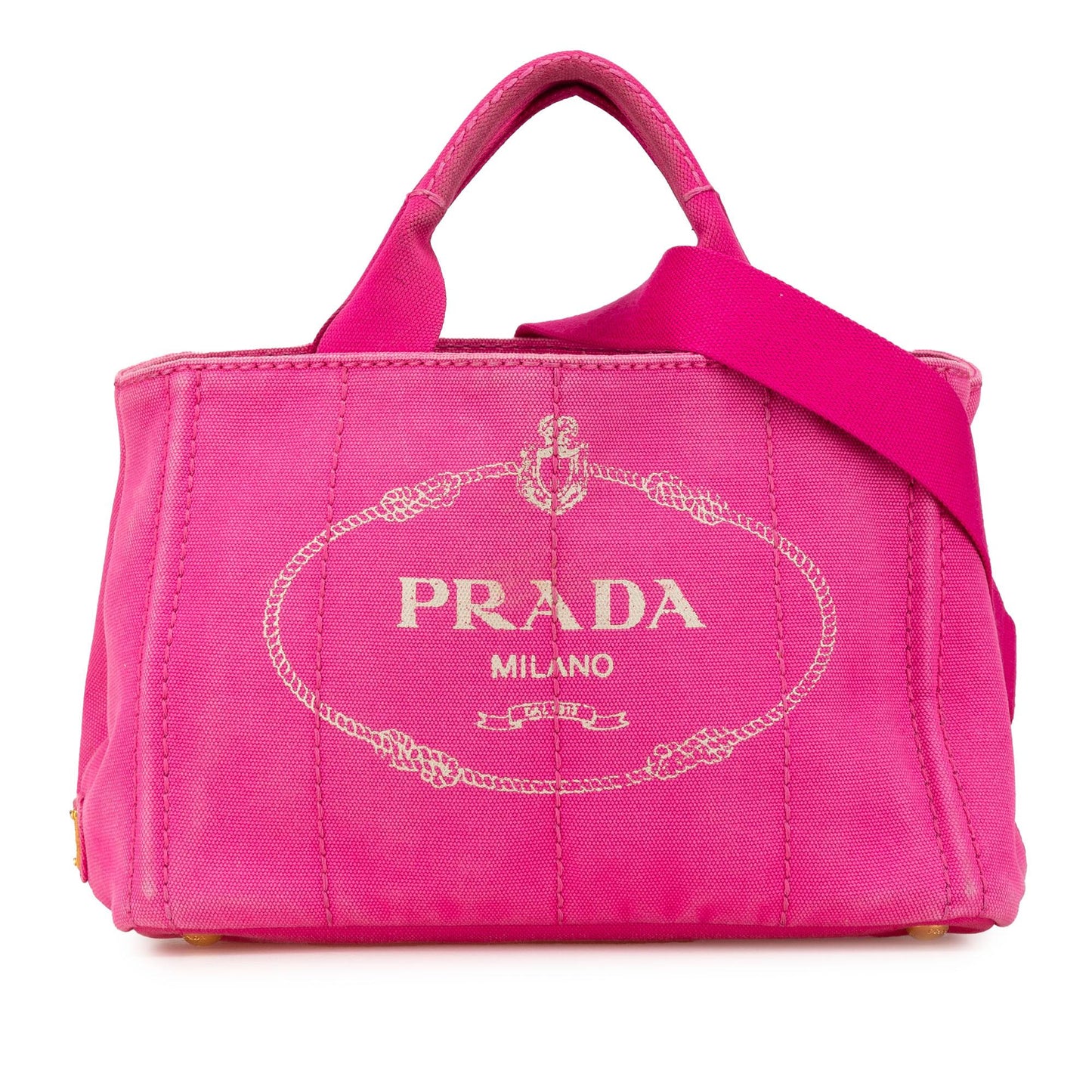 Prada Canapa Satchel Canvas Small Logo Satchel Bag Logo Satchel 2