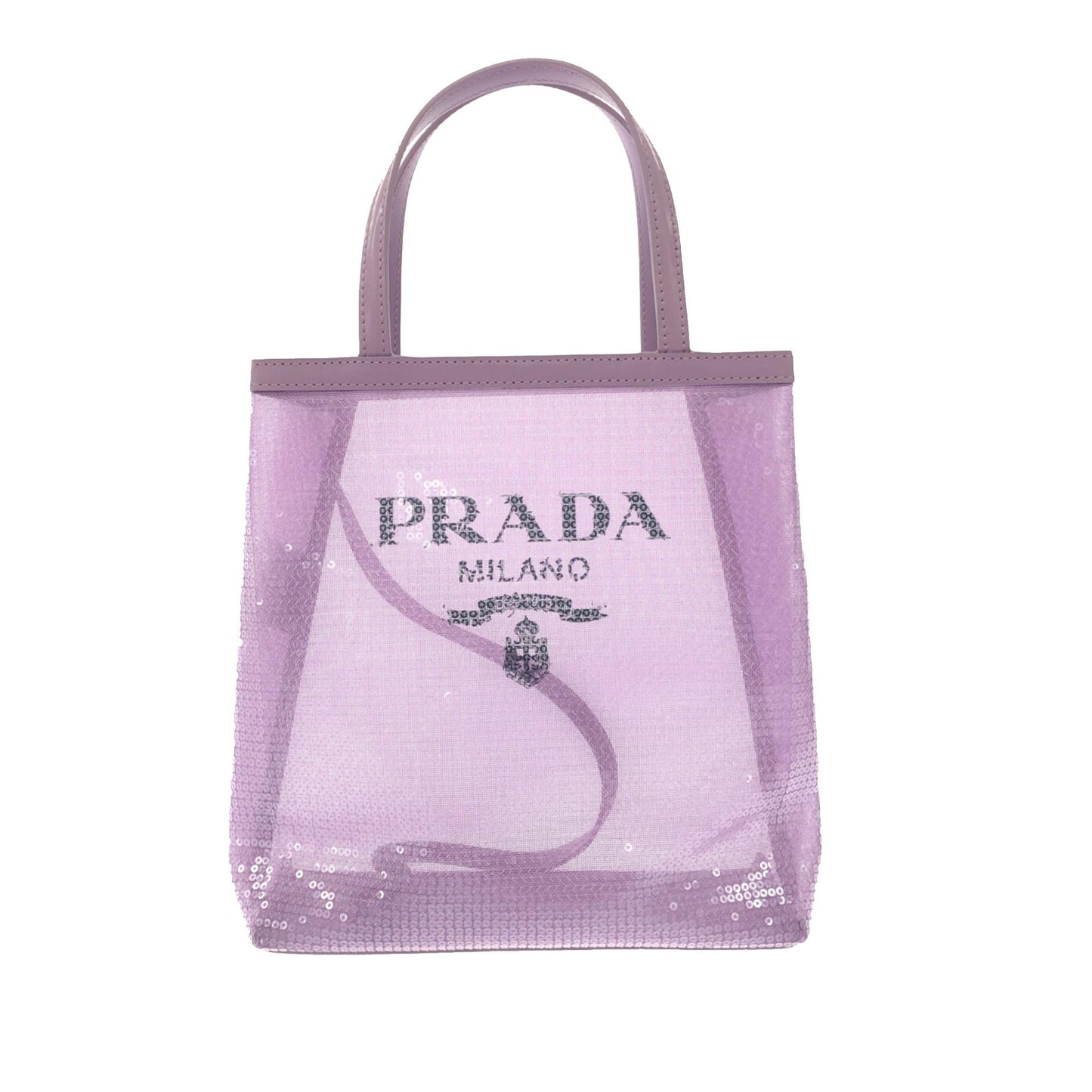 Prada Rete Paillettes Tote Shg Ichwc9 Small Tote Bag