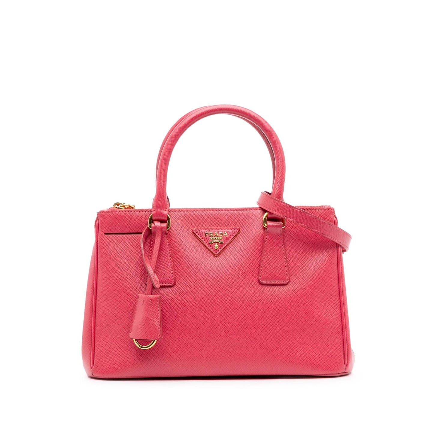 Prada Lux Galleria Double Satchel Saffiano Small Zip Satchel Bag Zip Satchel 7