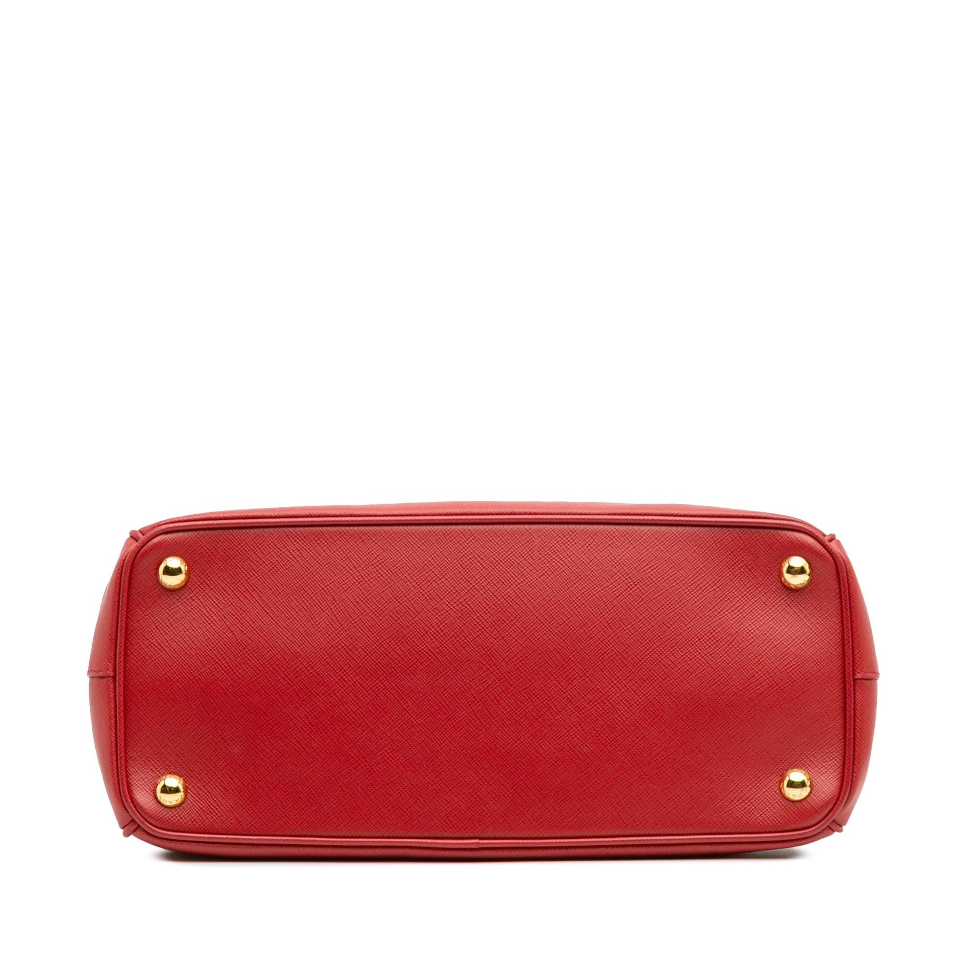 Prada Lux Galleria Double Satchel Saffiano Small Zip Satchel Bag Zip Satchel 9