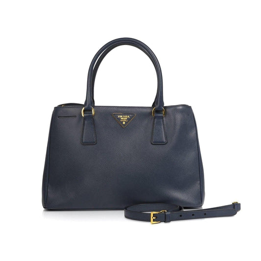 Prada Saffiano Lux Galleria Zip Tote Handbag Small Tote Bag