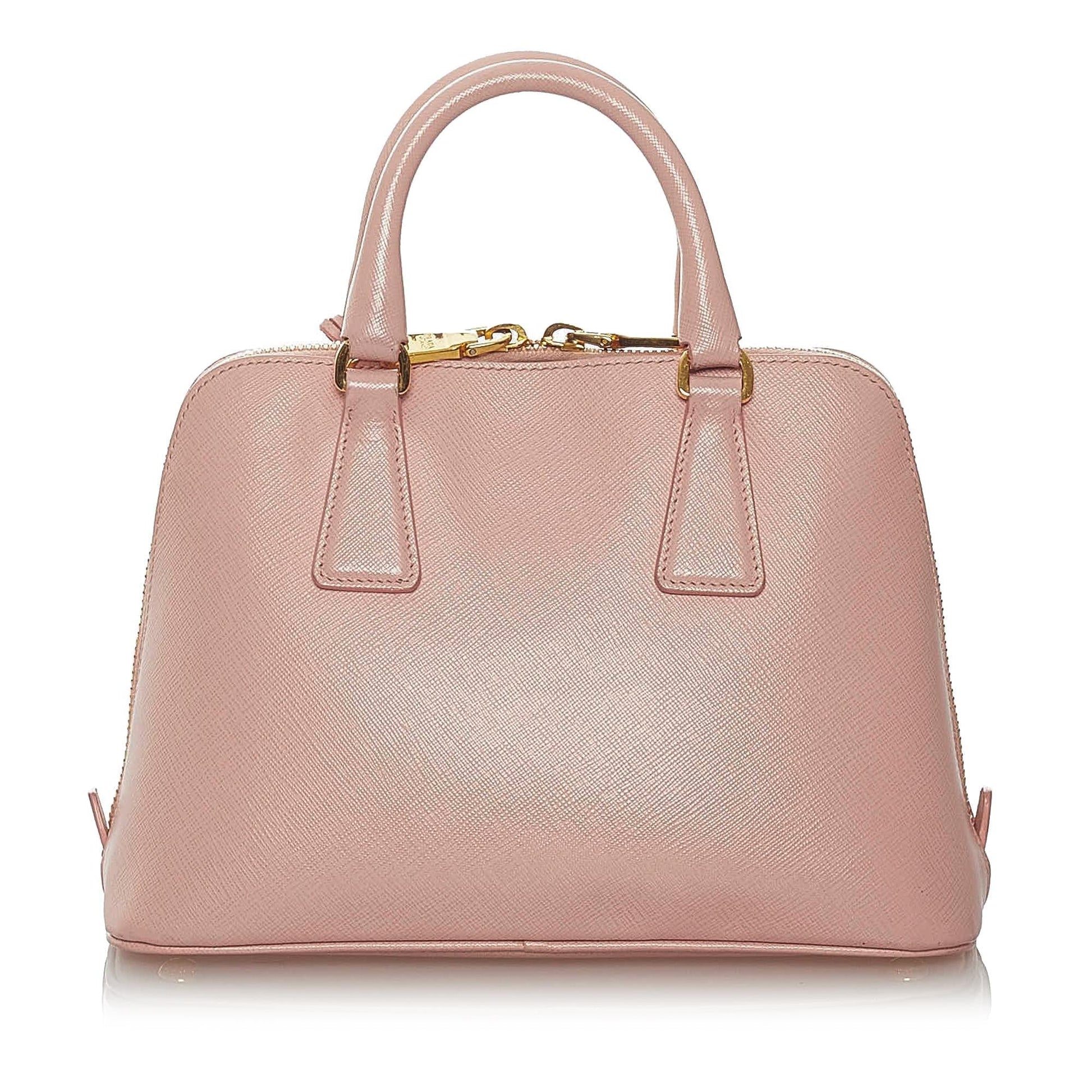Prada Lux Promenade Handbag Shg Saffiano Small Satchel Bag