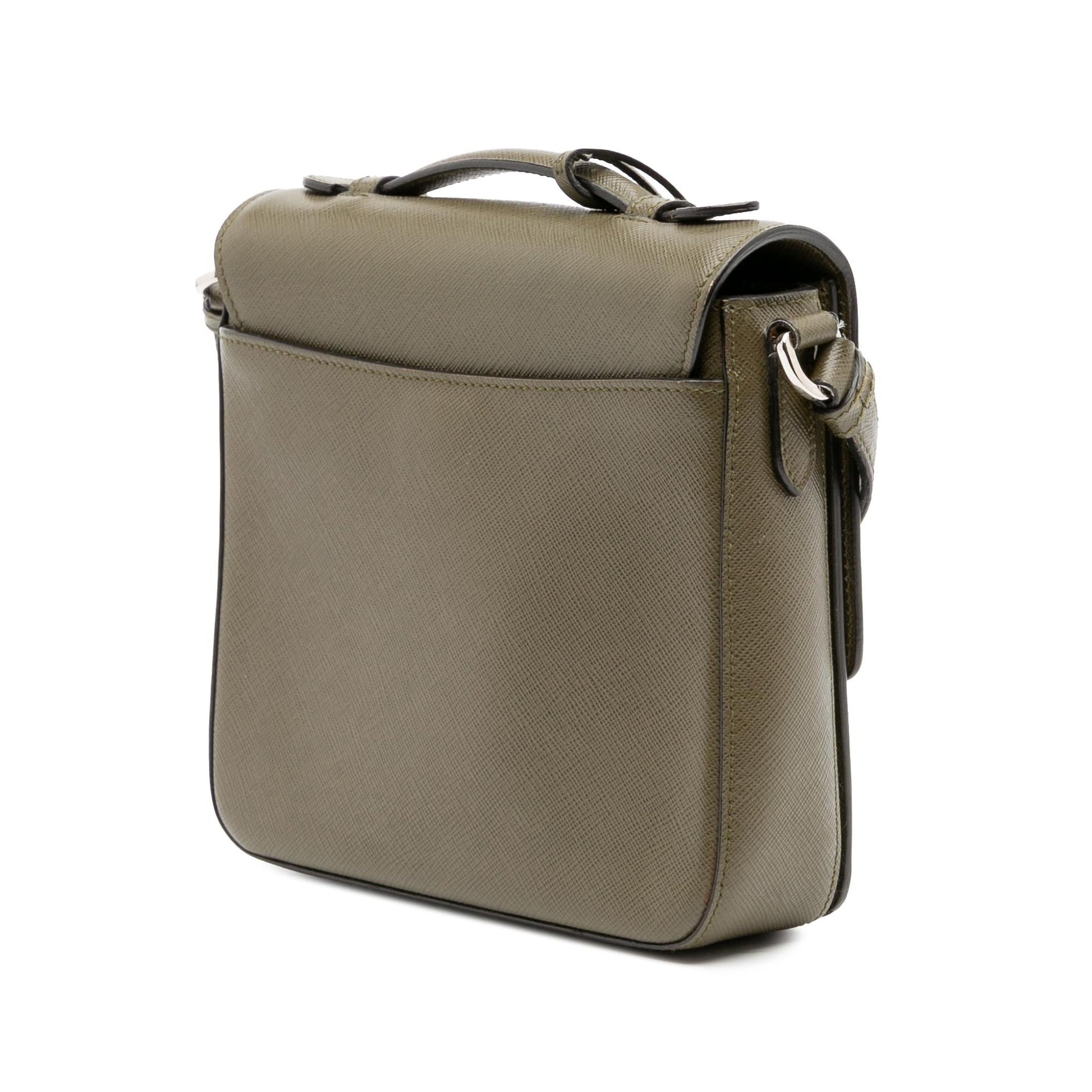 Prada Lux Sound Satchel Saffiano Small Satchel Bag