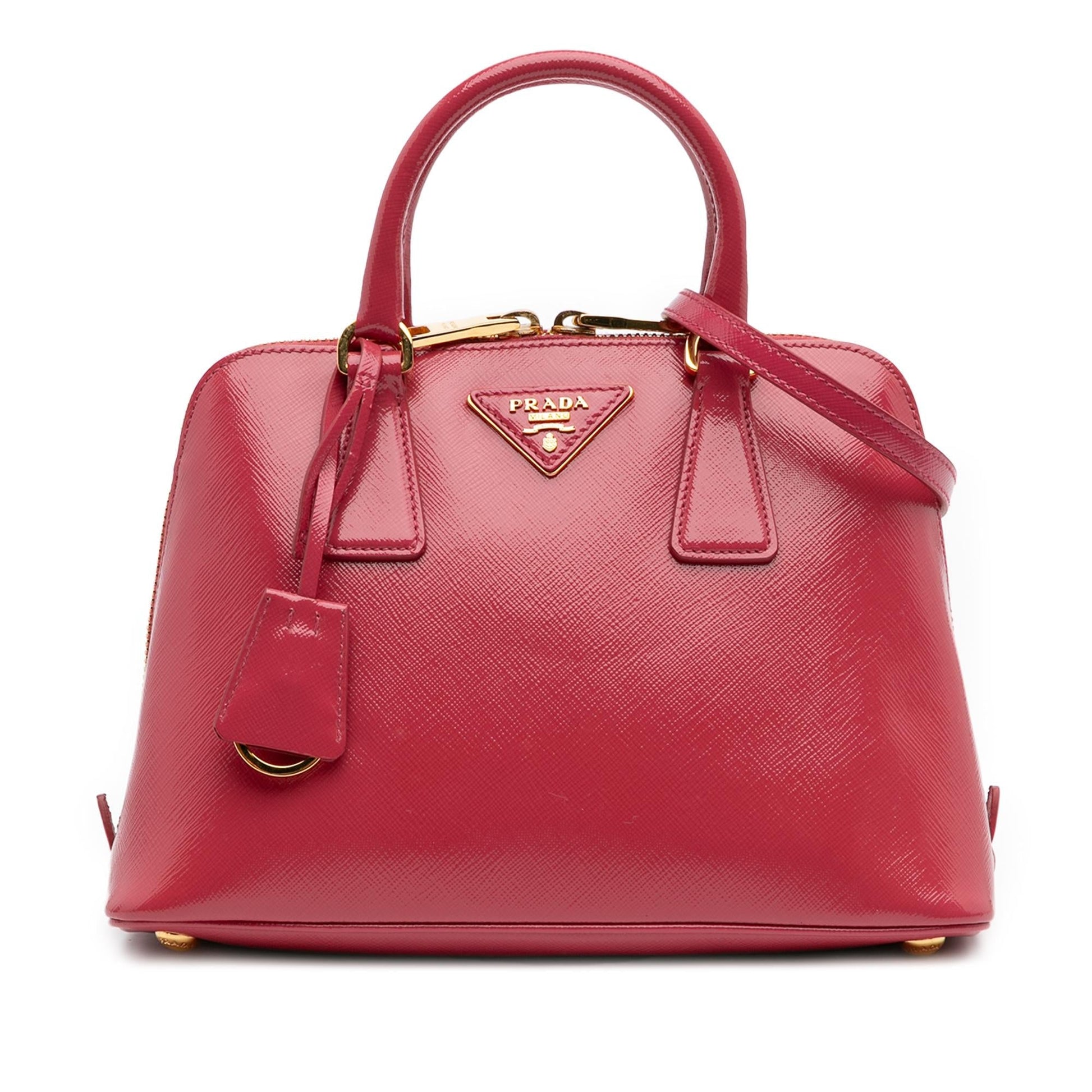 Prada Vernice Promenade Satchel Saffiano Small Satchel Bag Promenade Satchel 1