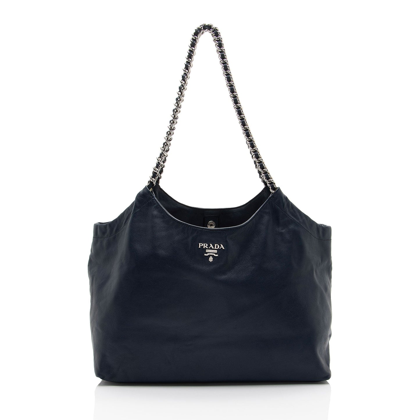 Prada Soft Tote Shf Cqmxto Saffiano Chain Tote Bag