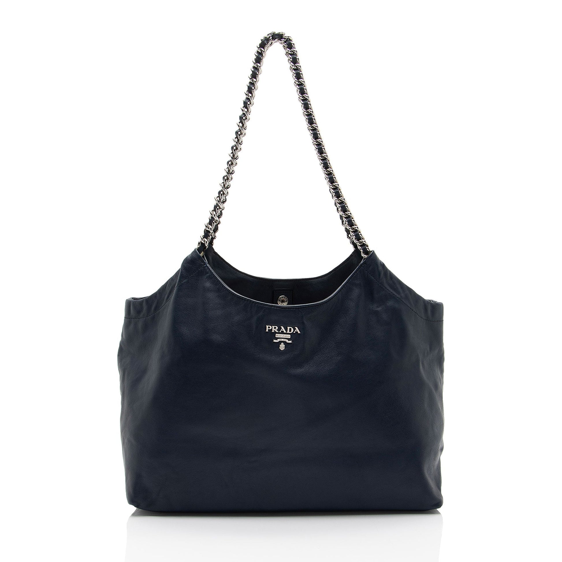 Prada Soft Tote Shf Cqmxto Saffiano Chain Tote Bag