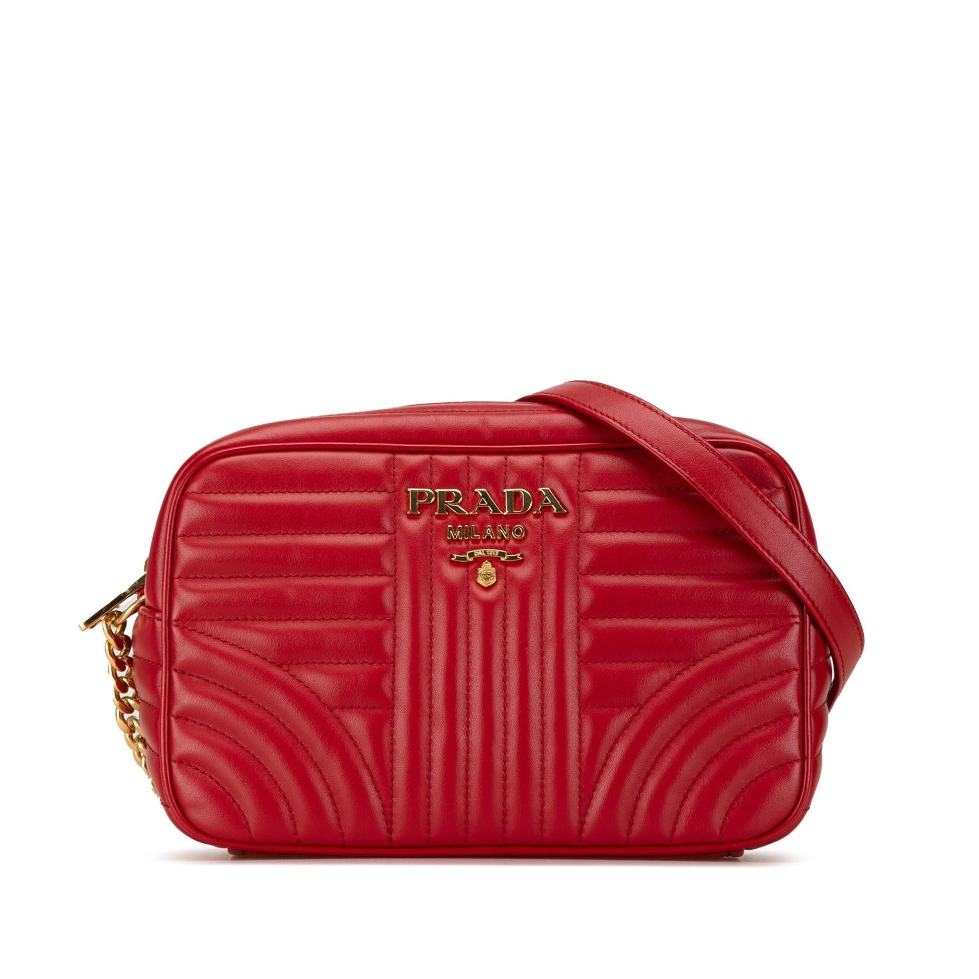 Prada Soft Calf Impunture Diagramme Camera Bag Shg Sevntt Crossbody Bag