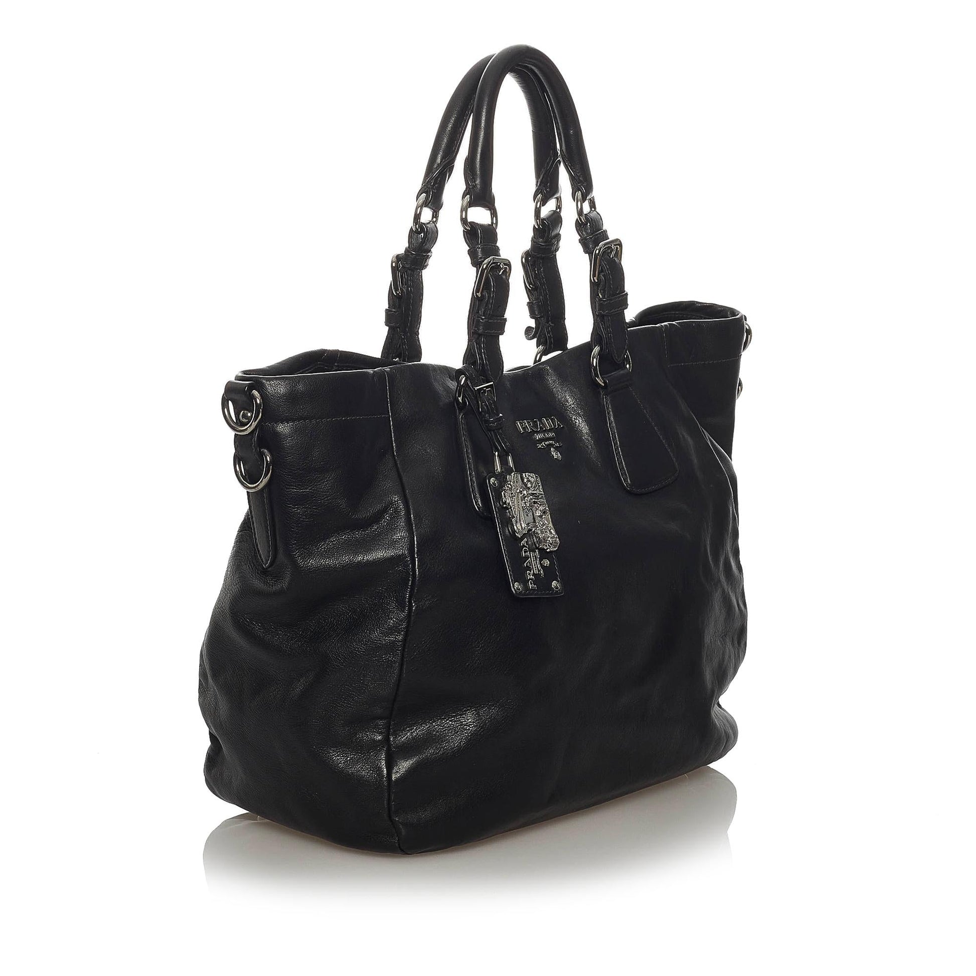 Prada Soft Calf Satchel Shg Leather Calf Leather Satchel Bag