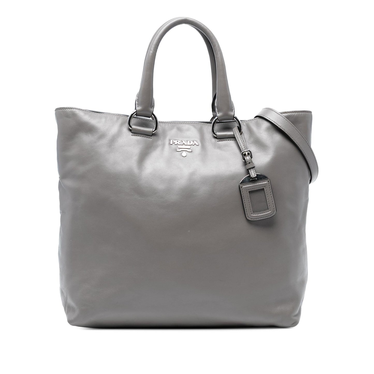 Prada Soft Calf Open Convertible Tote Tote Bag
