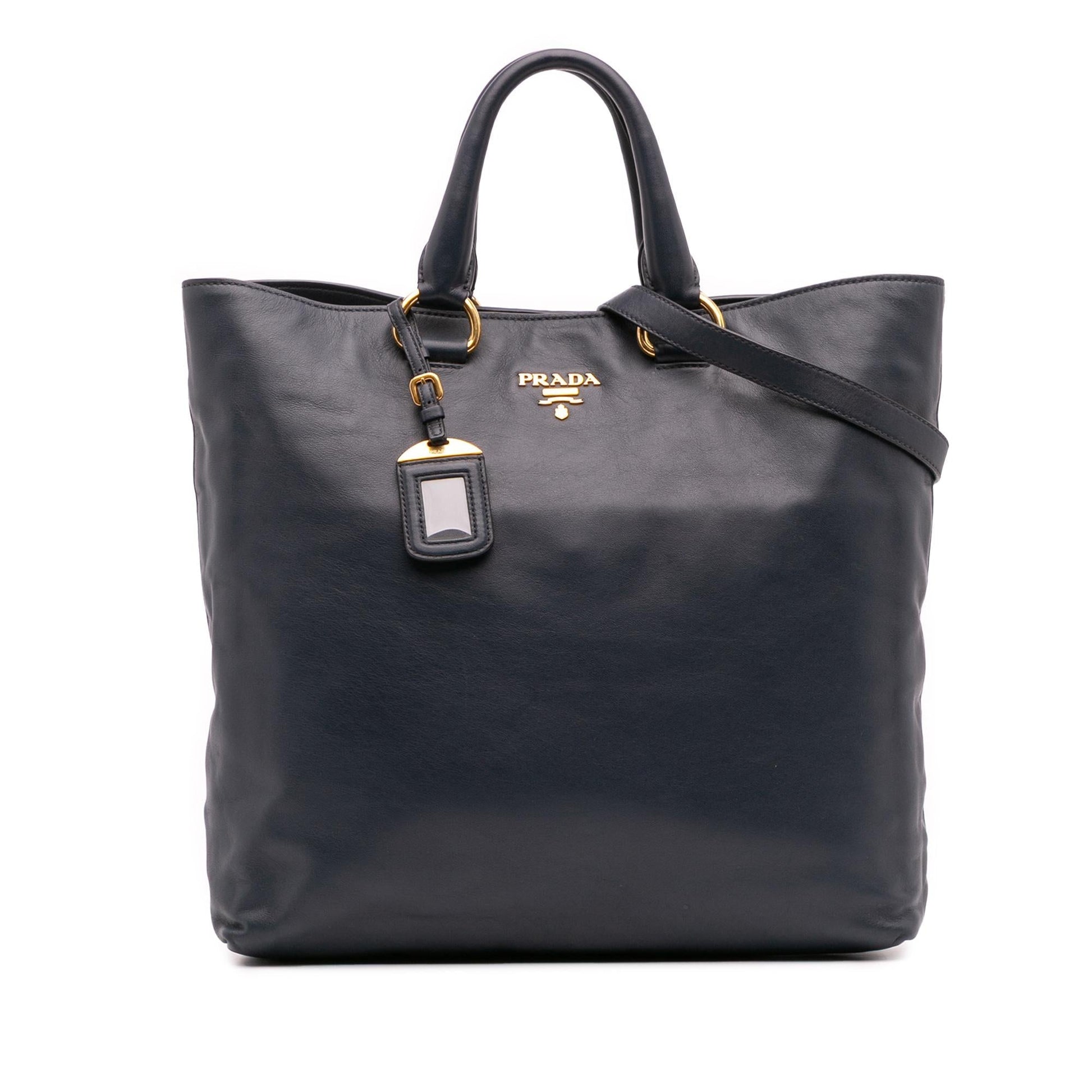 Prada Soft Calf Open Convertible Tote Tote Bag Convertible Tote 1