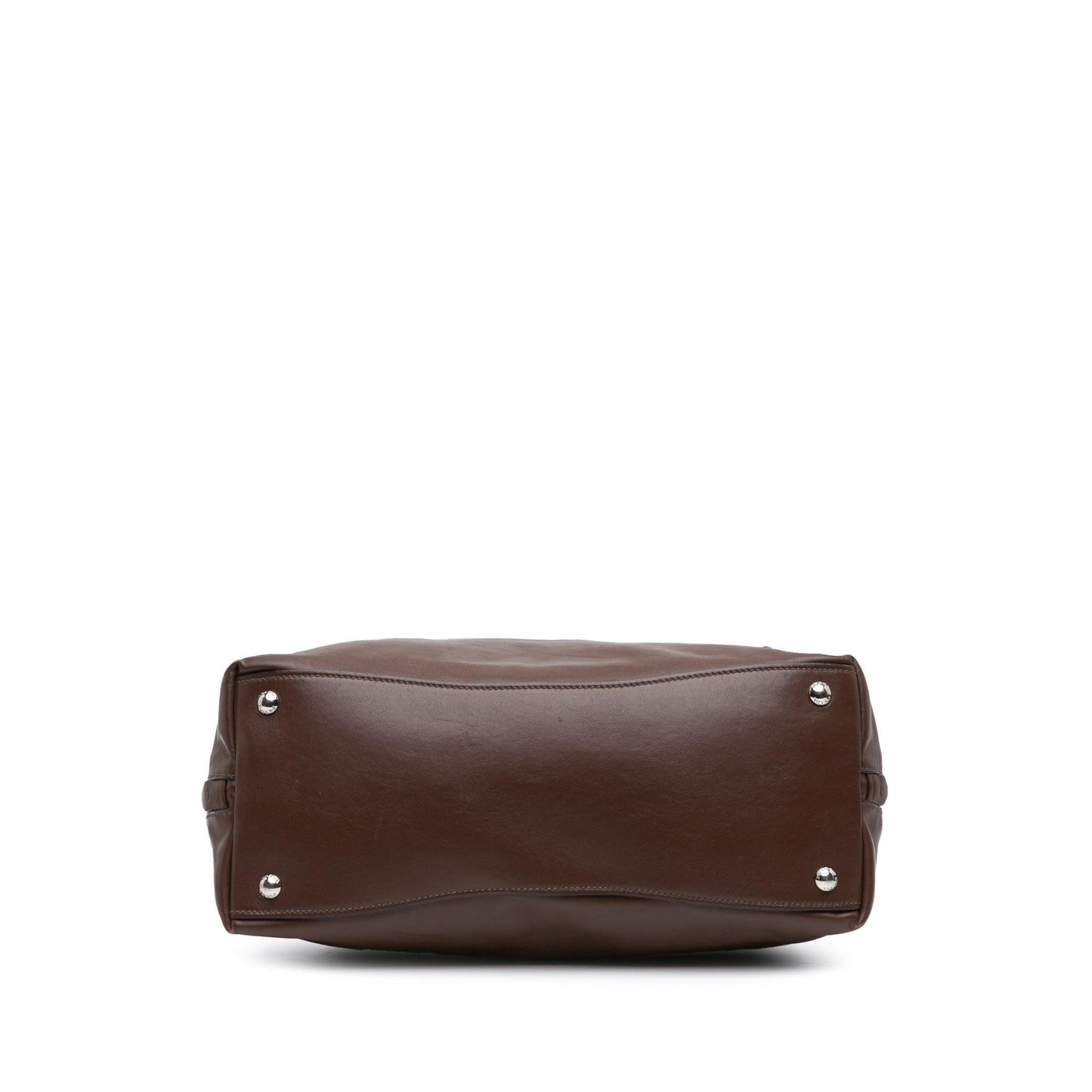 Prada Soft Calf Side Hobo Zip Shoulder Bag