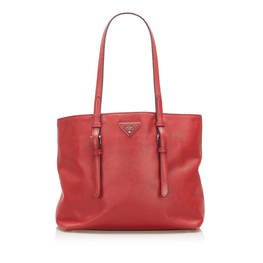 Prada Soft Tote Bag Leather Saffiano