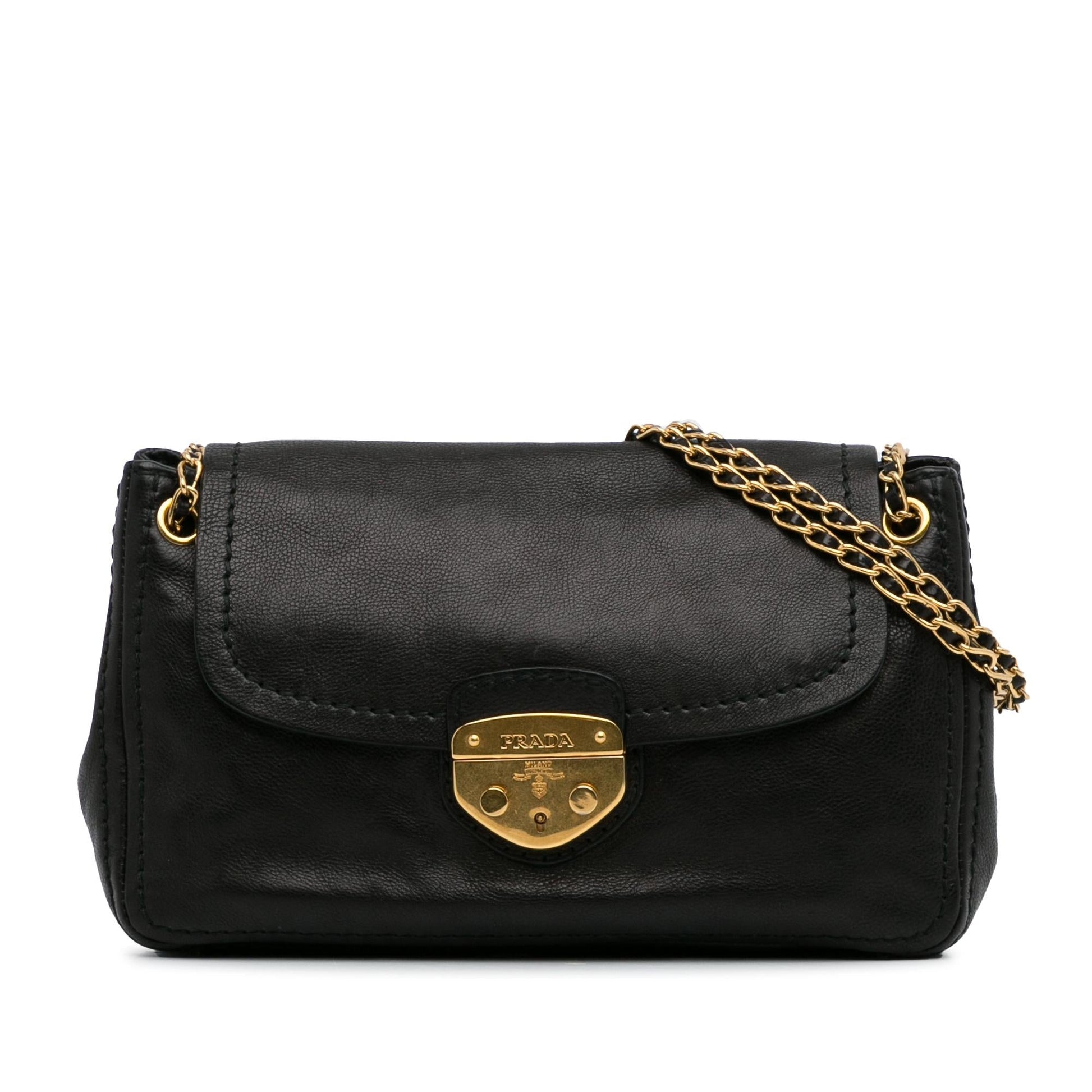 Prada Sound Lock Crossbody Bag Shg Xuc3Wp
