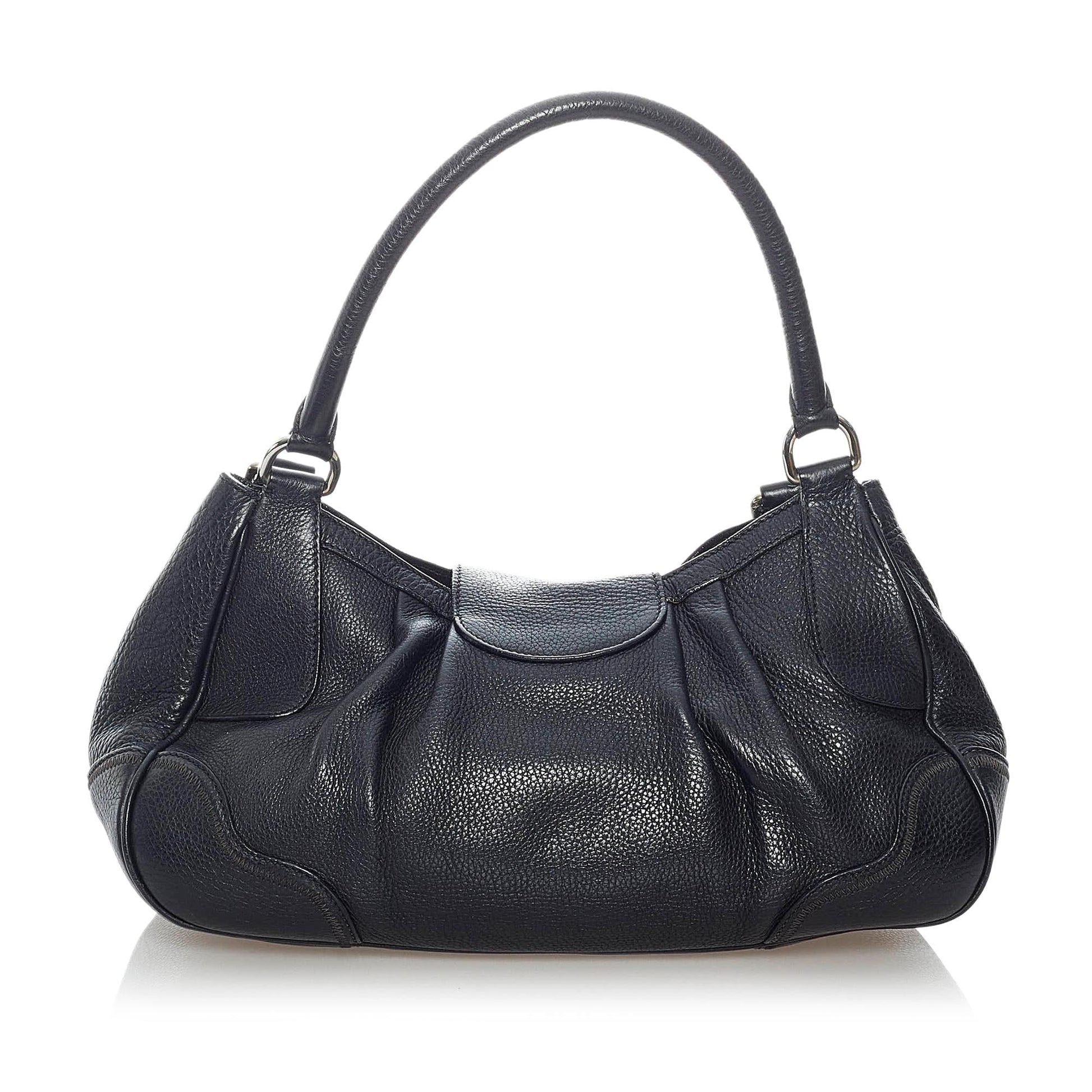 Prada Sound Lock Shoulder Bag Shg Leather Bag Shg 31380