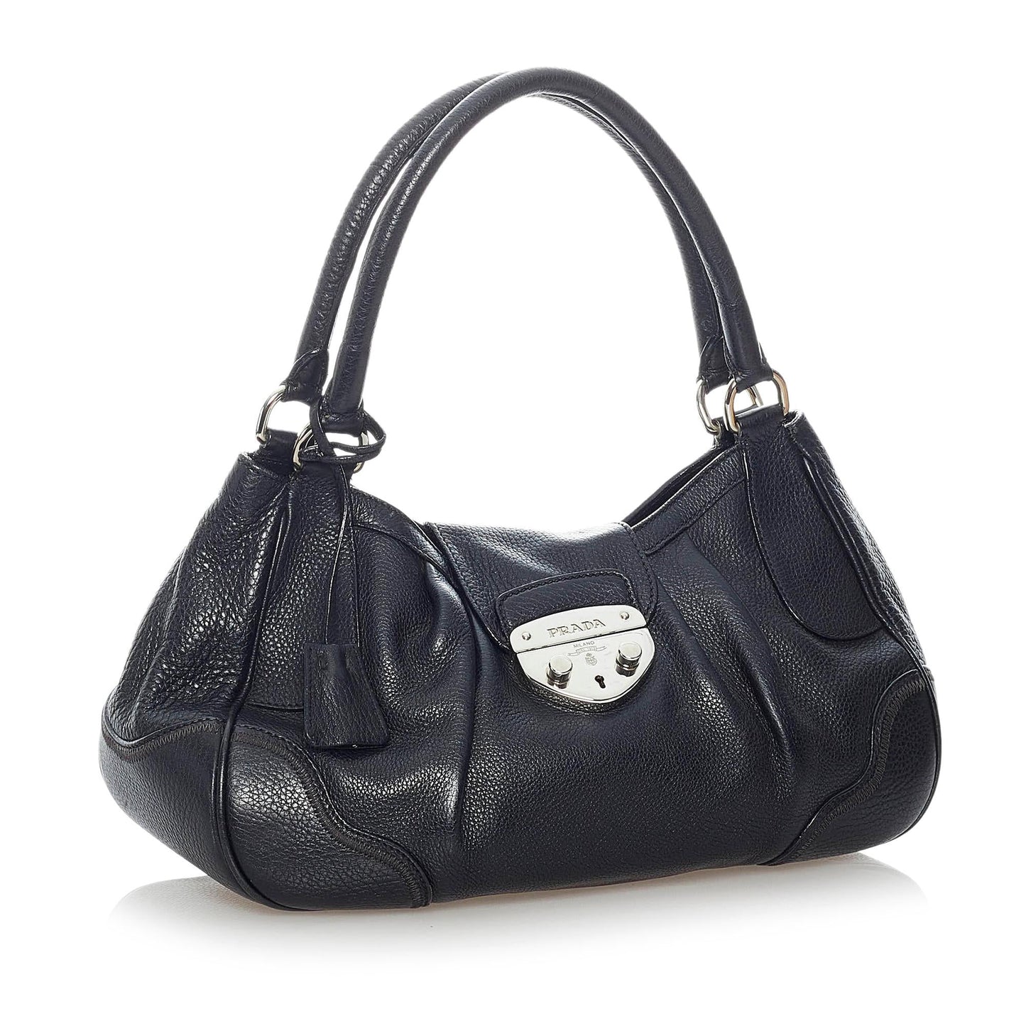 Prada Sound Lock Shoulder Bag Shg Leather Bag Shg 31380