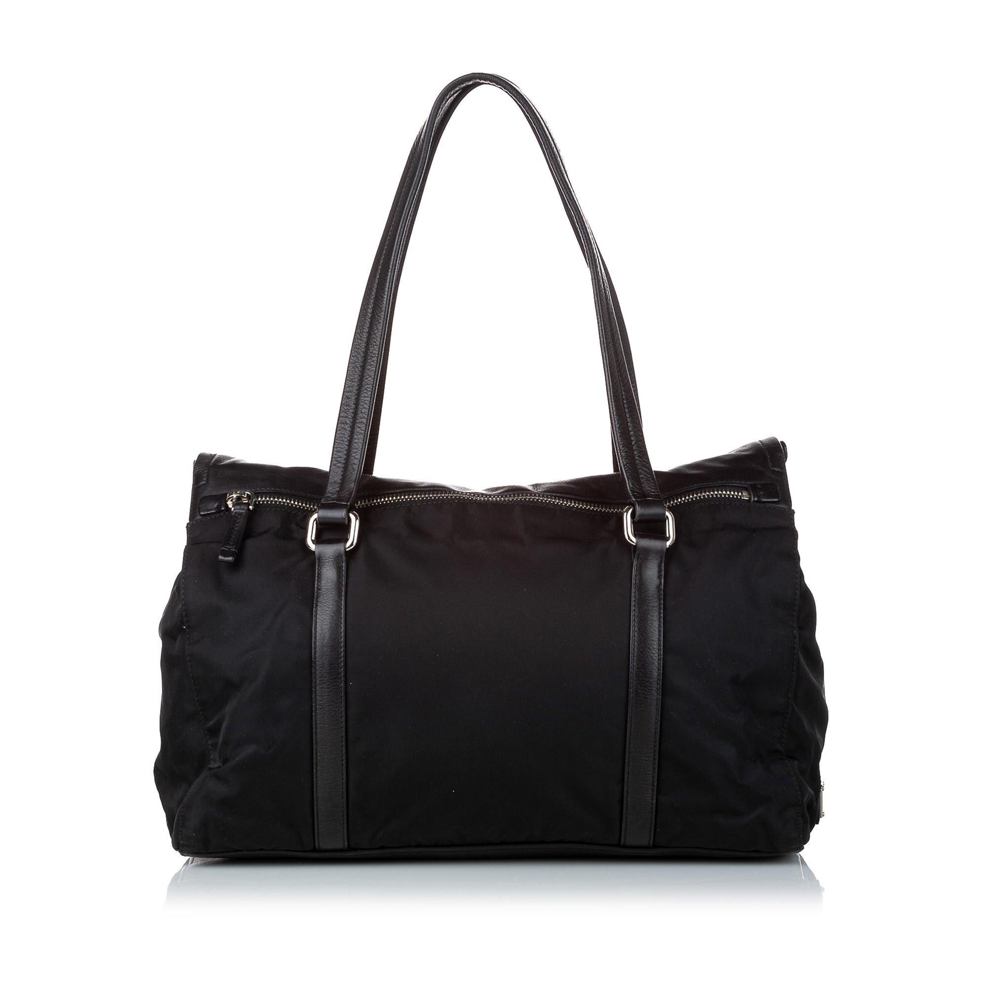 Prada Sound Lock Tessuto Tote Bag Shg