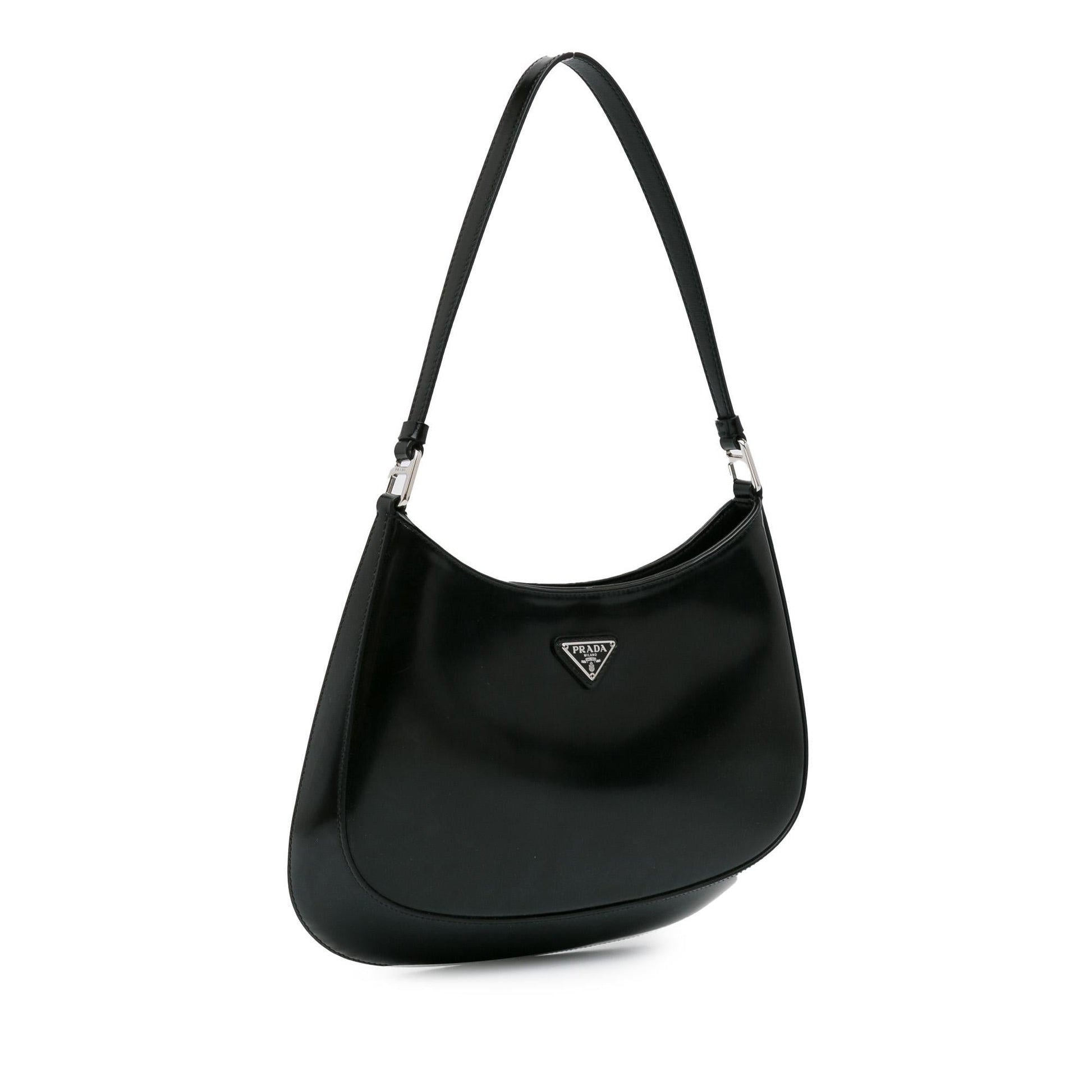 Prada Spazzolato Cleo Shoulder Bag Shg D61Sij