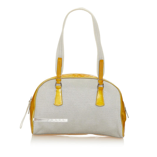 Prada Sports Bowler Handbag Shg Nylon Satchel Bag