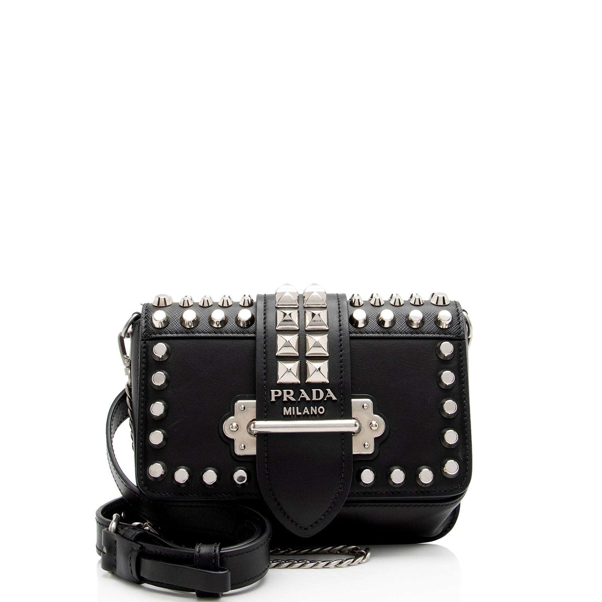 Prada Studded Cahier Belt Bag Shf Tsxdig Saffiano