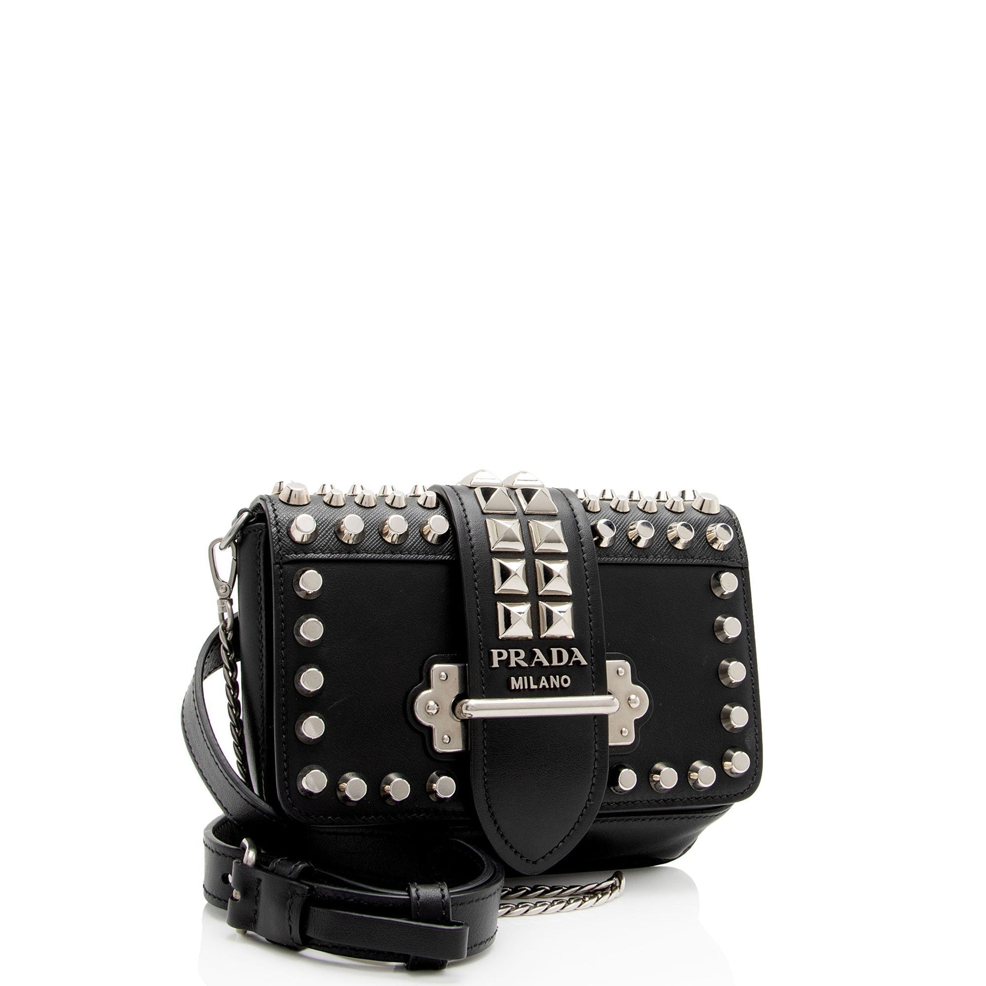 Prada Studded Cahier Belt Bag Shf Tsxdig Saffiano