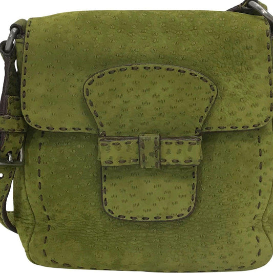 Prada Saddle Shoulder Bag Suede