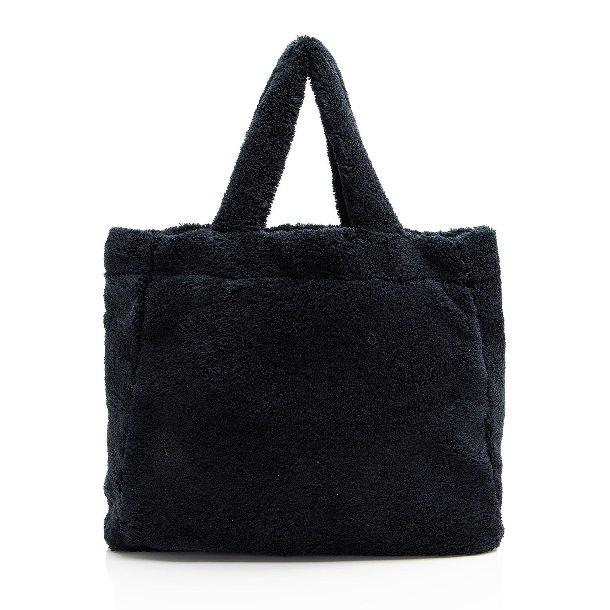 Prada Terry Cloth Tote Shf Ngttos Logo Tote Bag