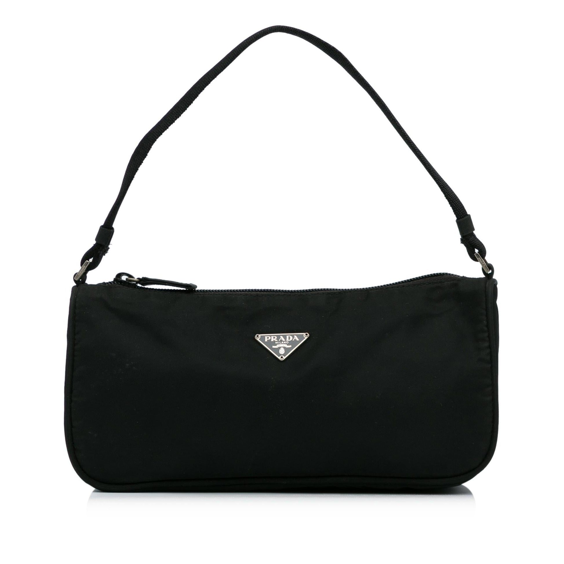 Prada Tessuto Baguette Shg Jeoxiv Handbag Shoulder Bag