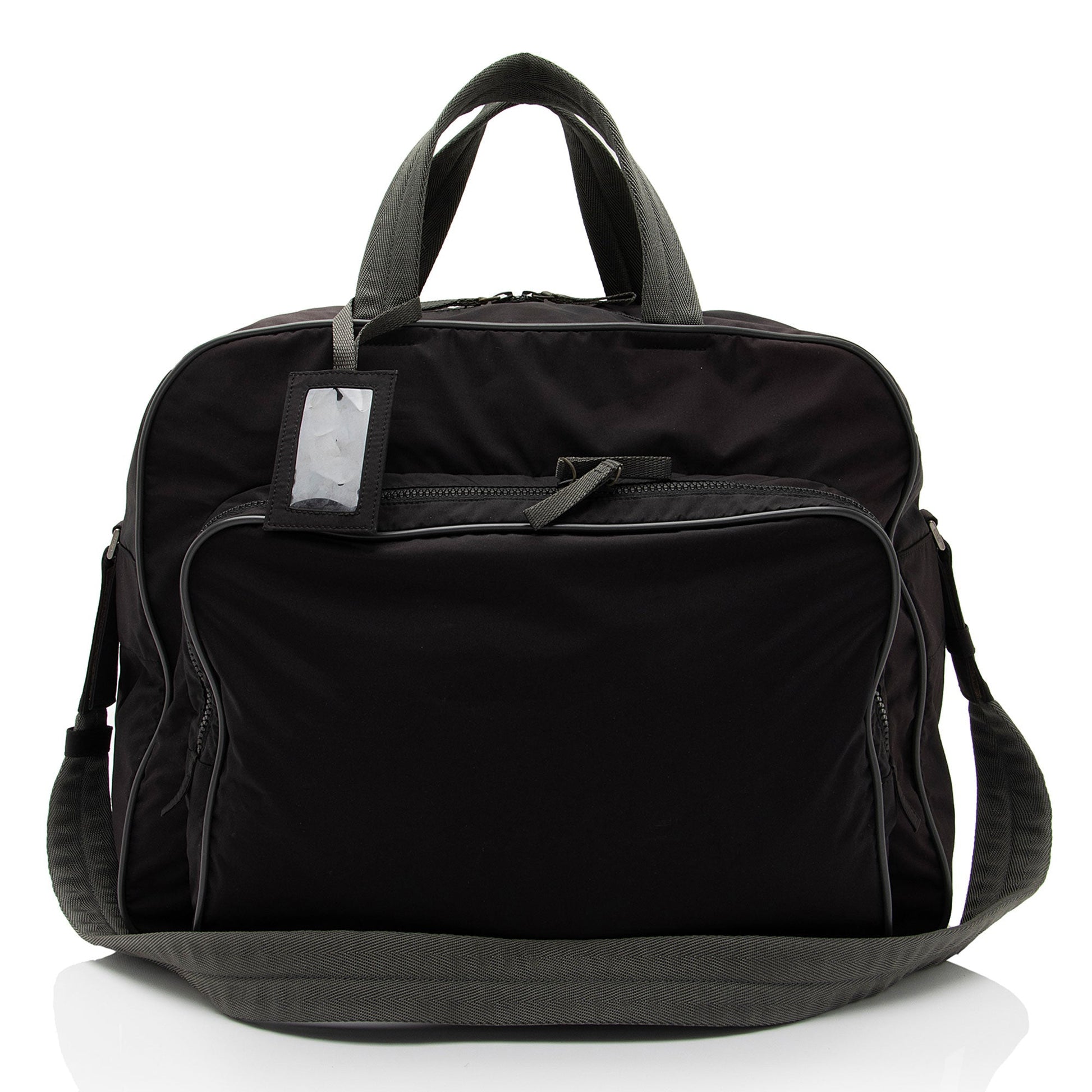 Prada Tessuto Duffle Bag Shf Eccyup Small Satchel Bag