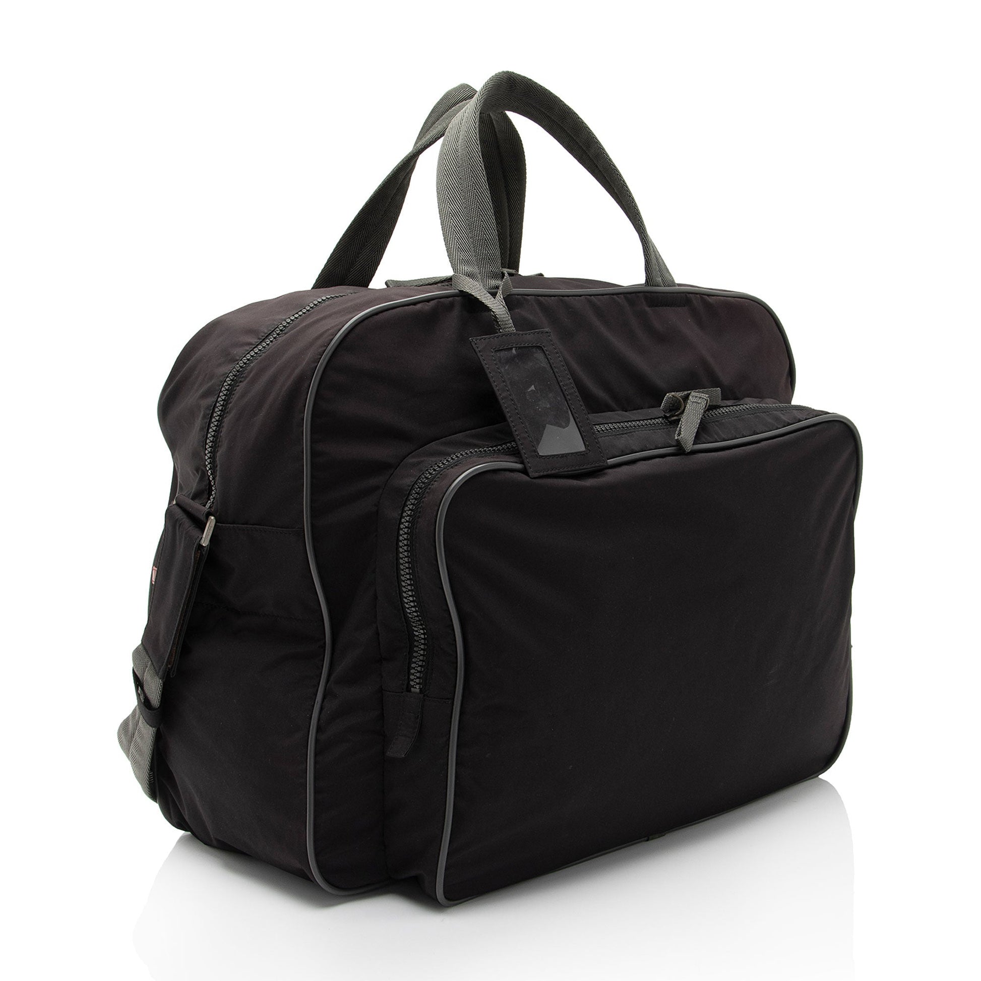 Prada Tessuto Duffle Bag Shf Eccyup Small Satchel Bag