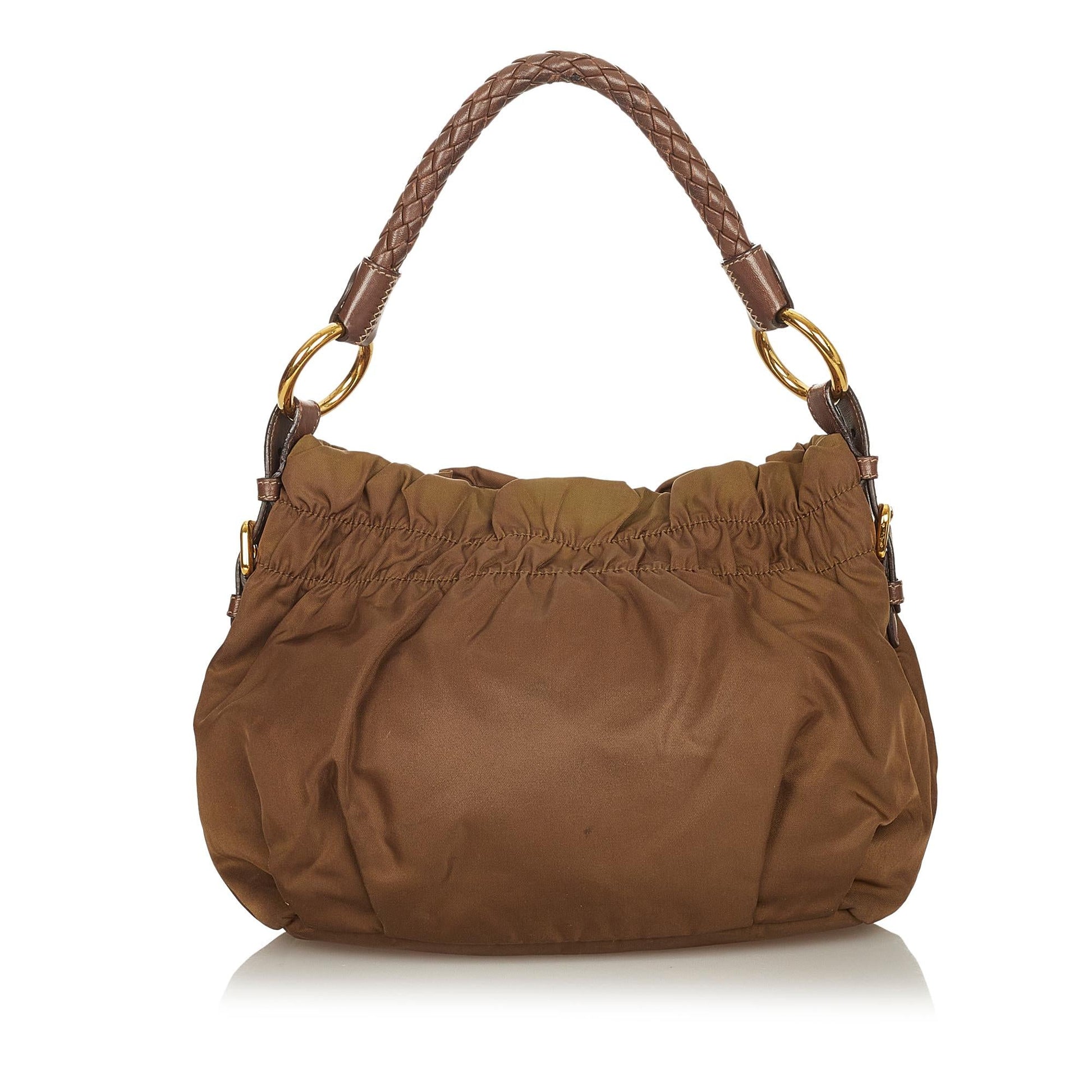 Prada Tessuto Bow Shoulder Bag Shg