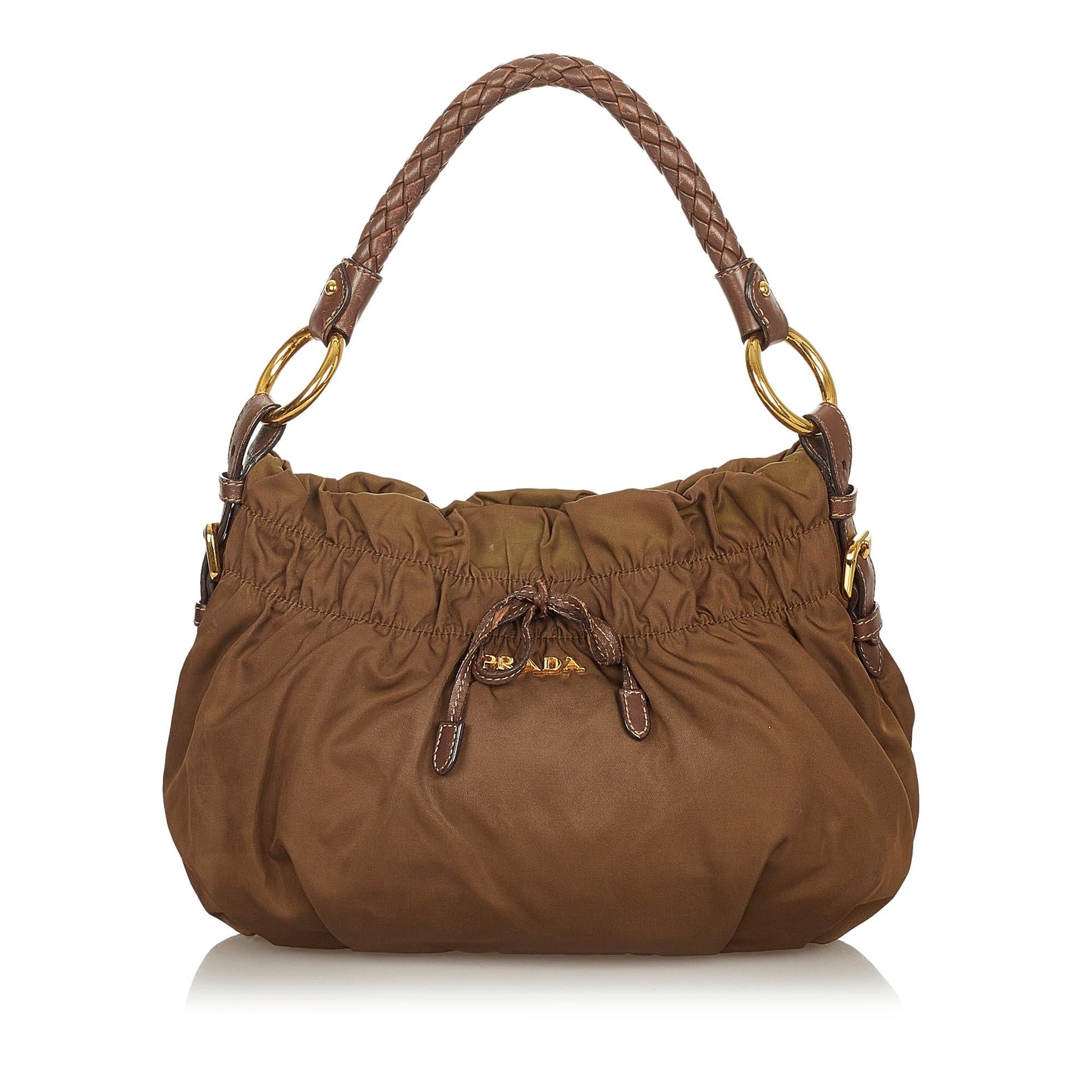 Prada Tessuto Bow Shoulder Bag Shg