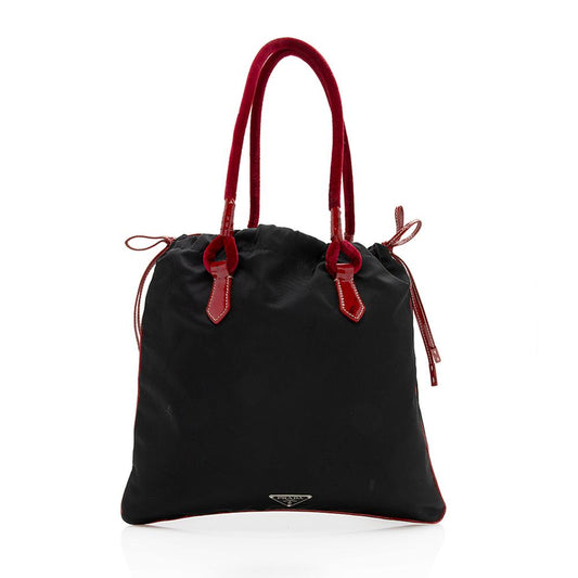 Prada Tessuto Bow Tote Small Tote Bag