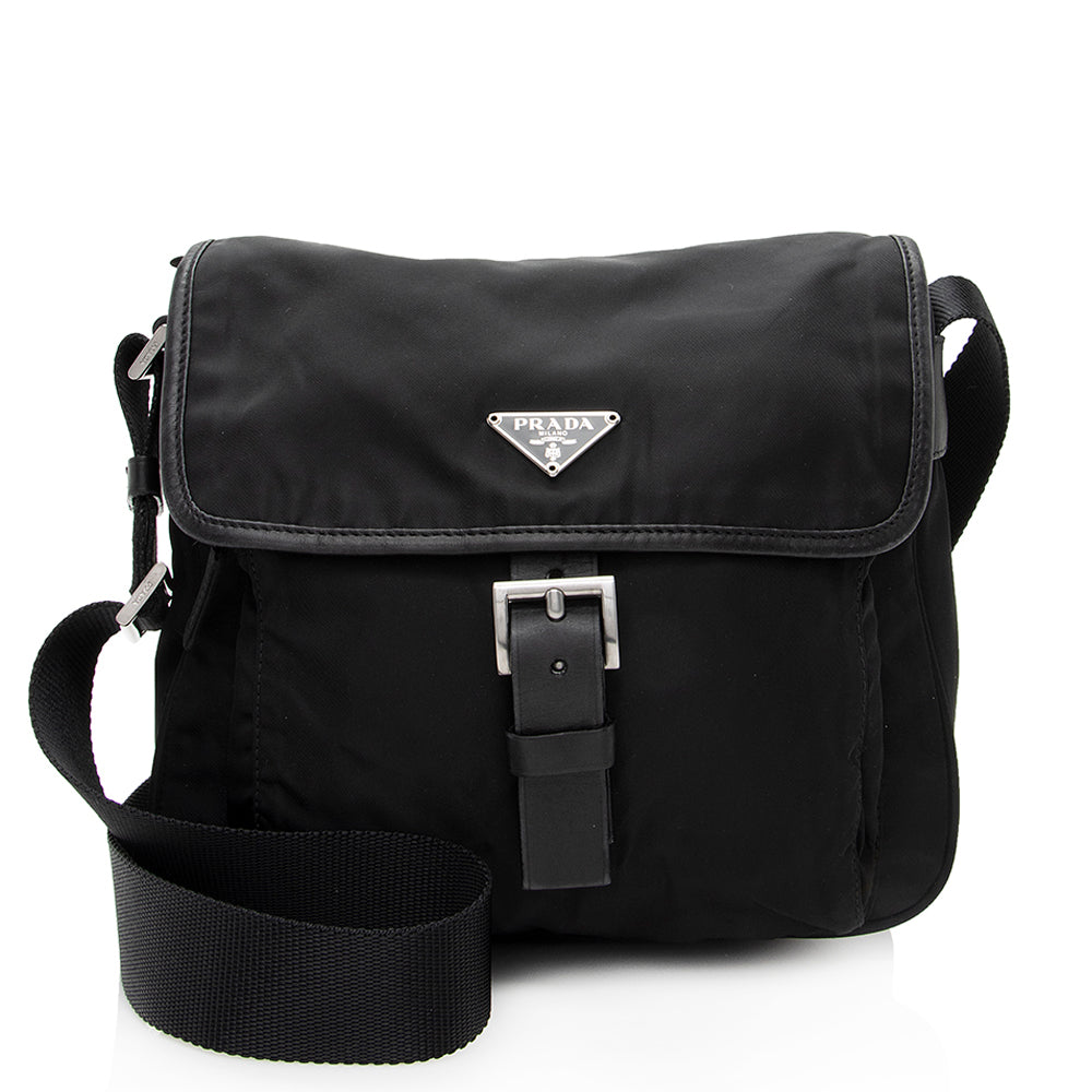 Prada Tessuto Buckle Messenger Bag Shf Shoulder Bag Bag Shf 20126
