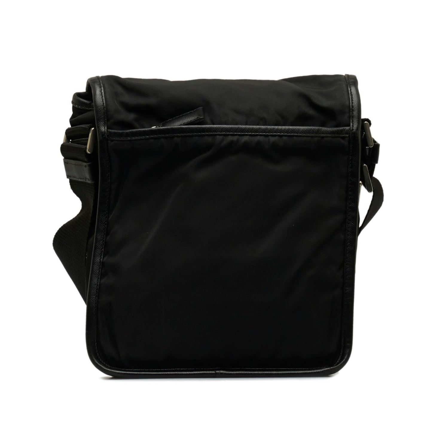 Prada Tessuto Buckle Messenger Bag Crossbody Bag