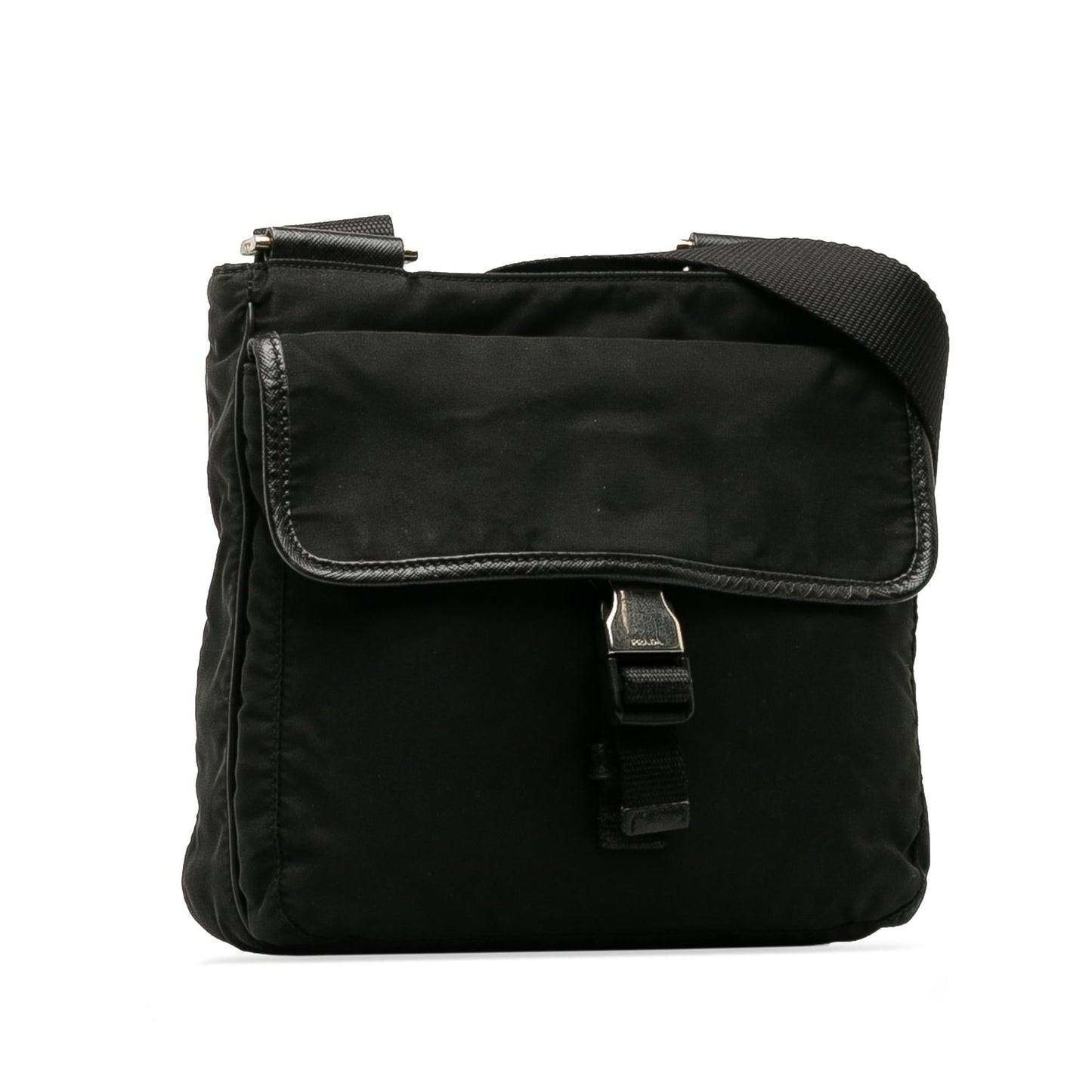 Prada Tessuto Buckle Messenger Bag Crossbody Bag Messenger Bag 2