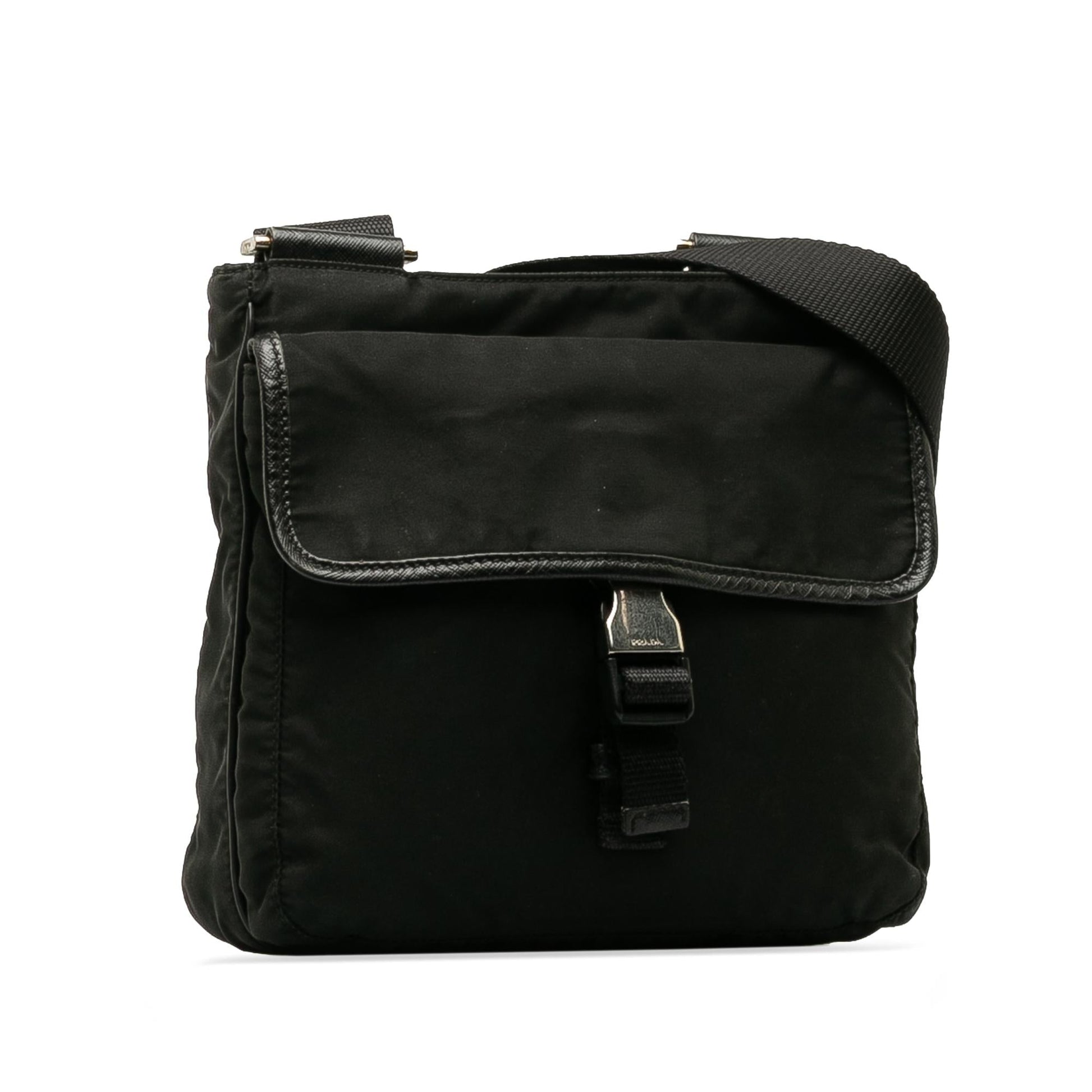 Prada Tessuto Buckle Messenger Bag Crossbody Bag Messenger Bag 2