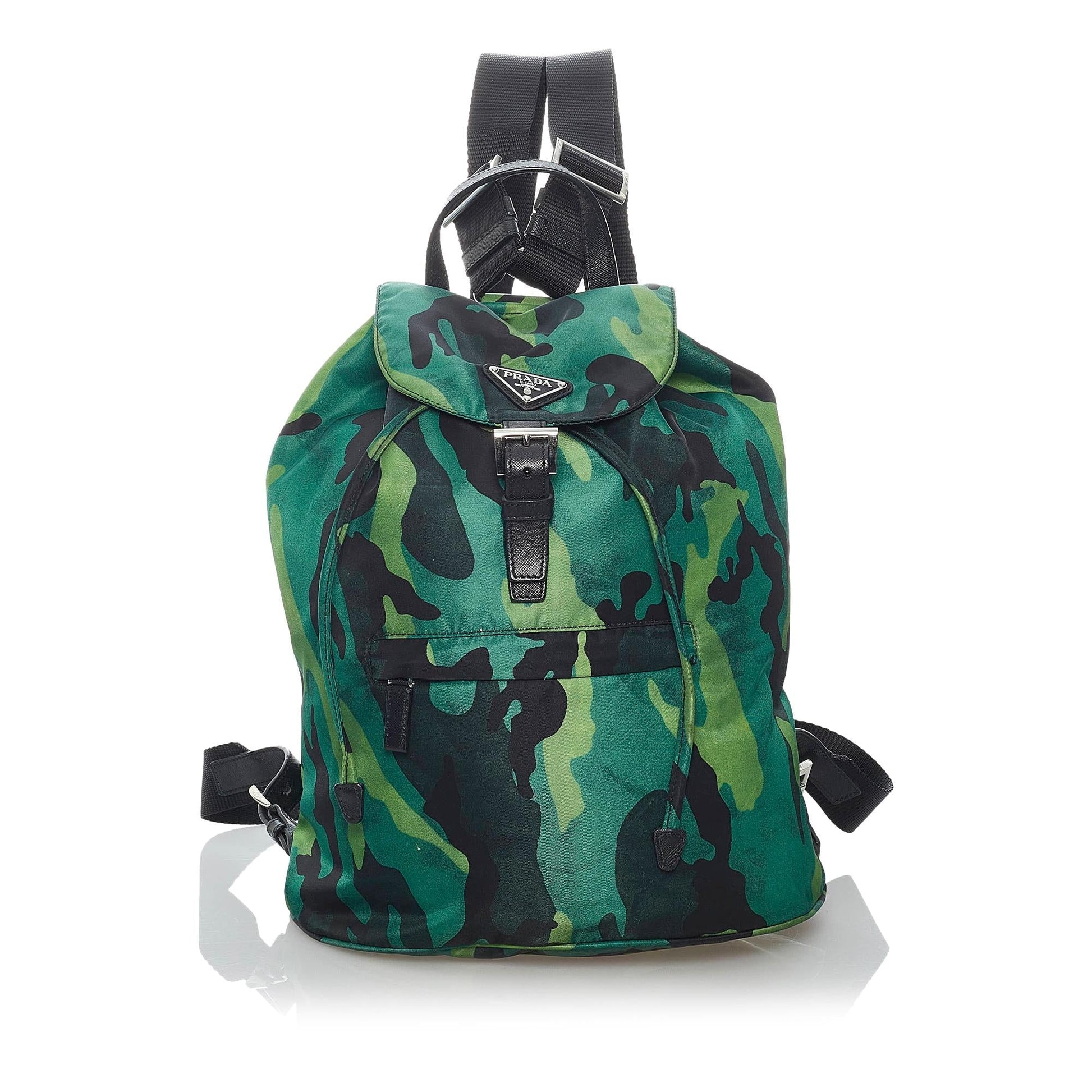 Prada Tessuto Camouflage Backpack Shg Backpack Shg 30078
