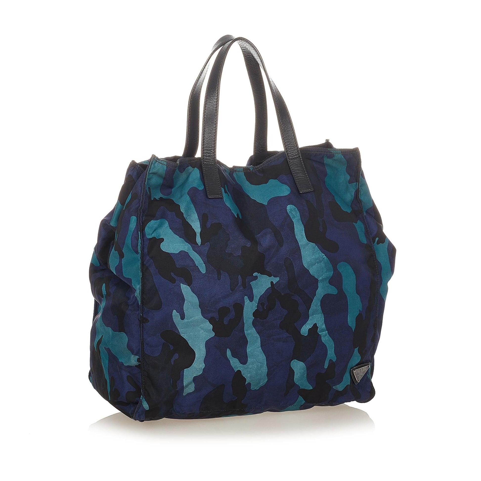 Prada Tessuto Camouflage Tote Bag Shg