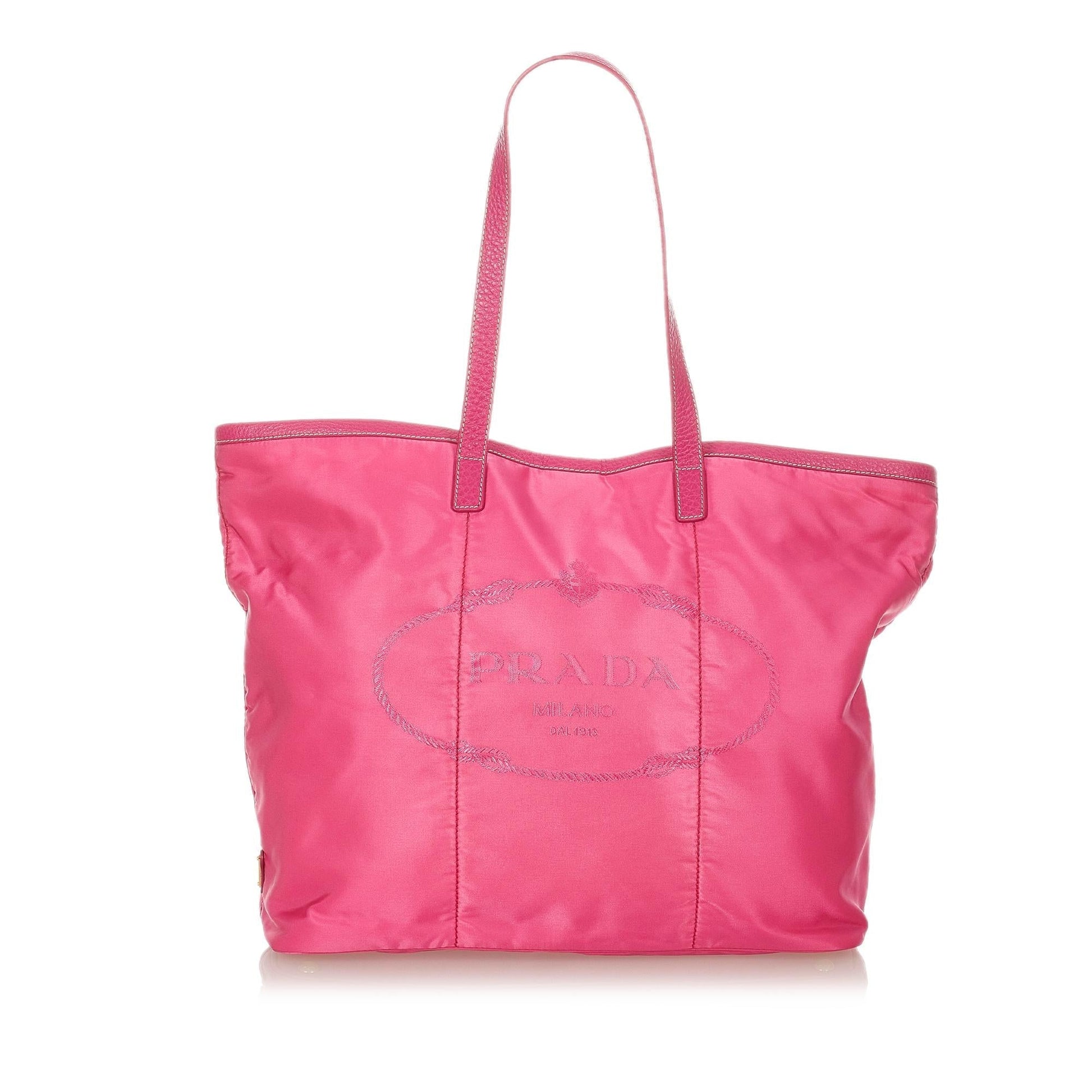 Prada Tessuto Canapa Tote Bag Shg