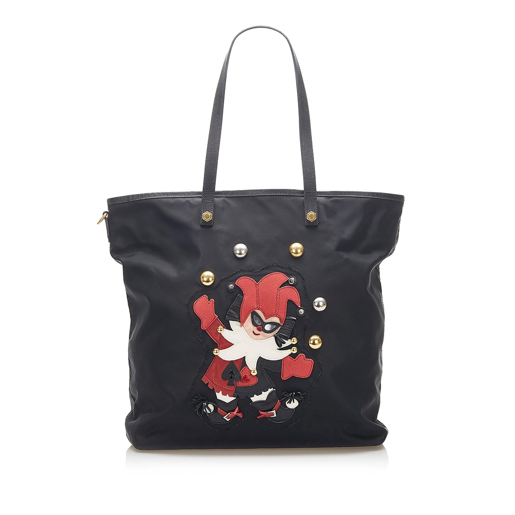 Prada Tessuto Clown Tote Bag Shg