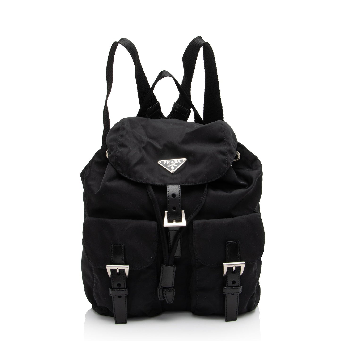 Prada Tessuto Double Pocket Backpack Shf Wnk9Mi Small Shoulder Bag