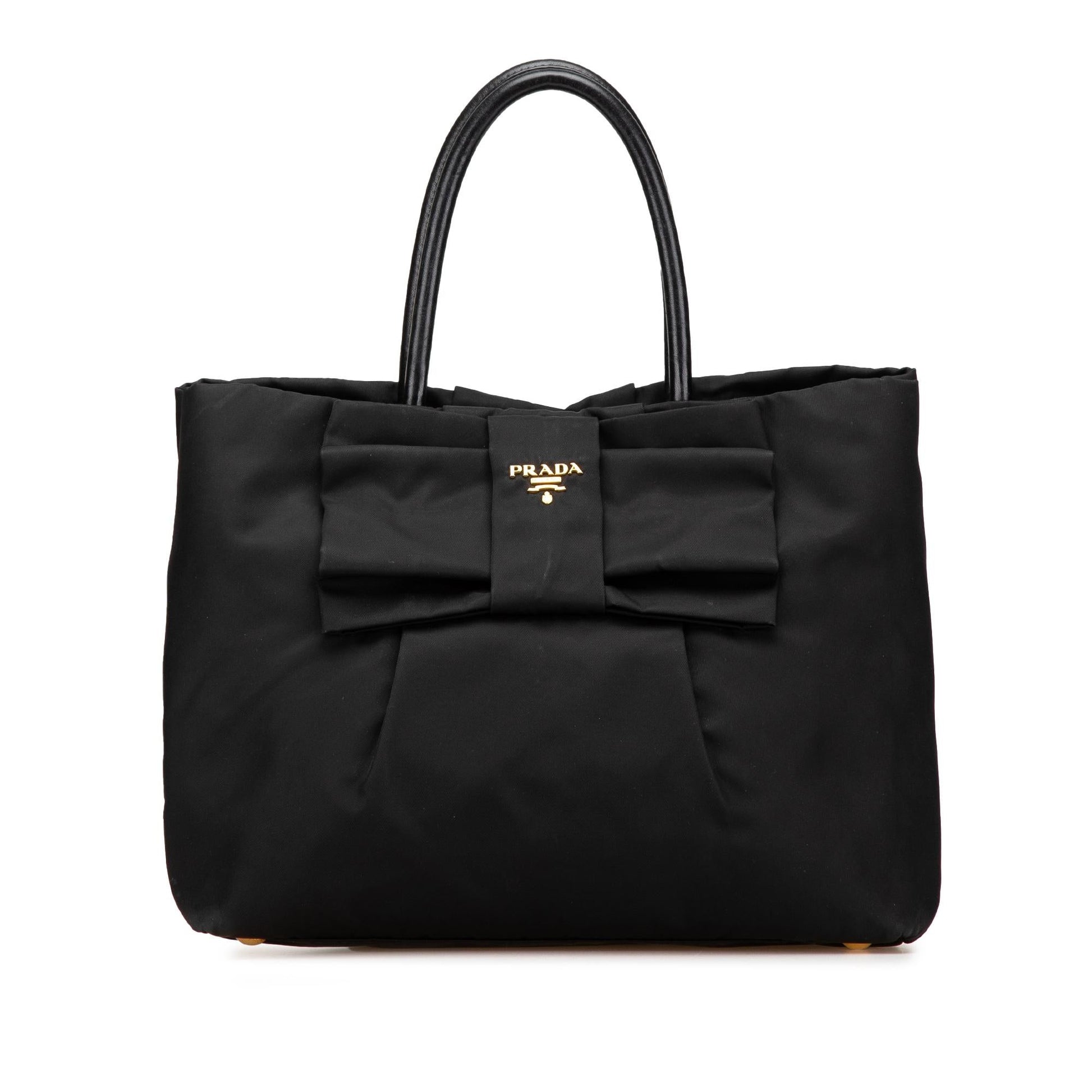 Prada Tessuto Fiocco Bow Tote Tote Bag Bow Tote 1