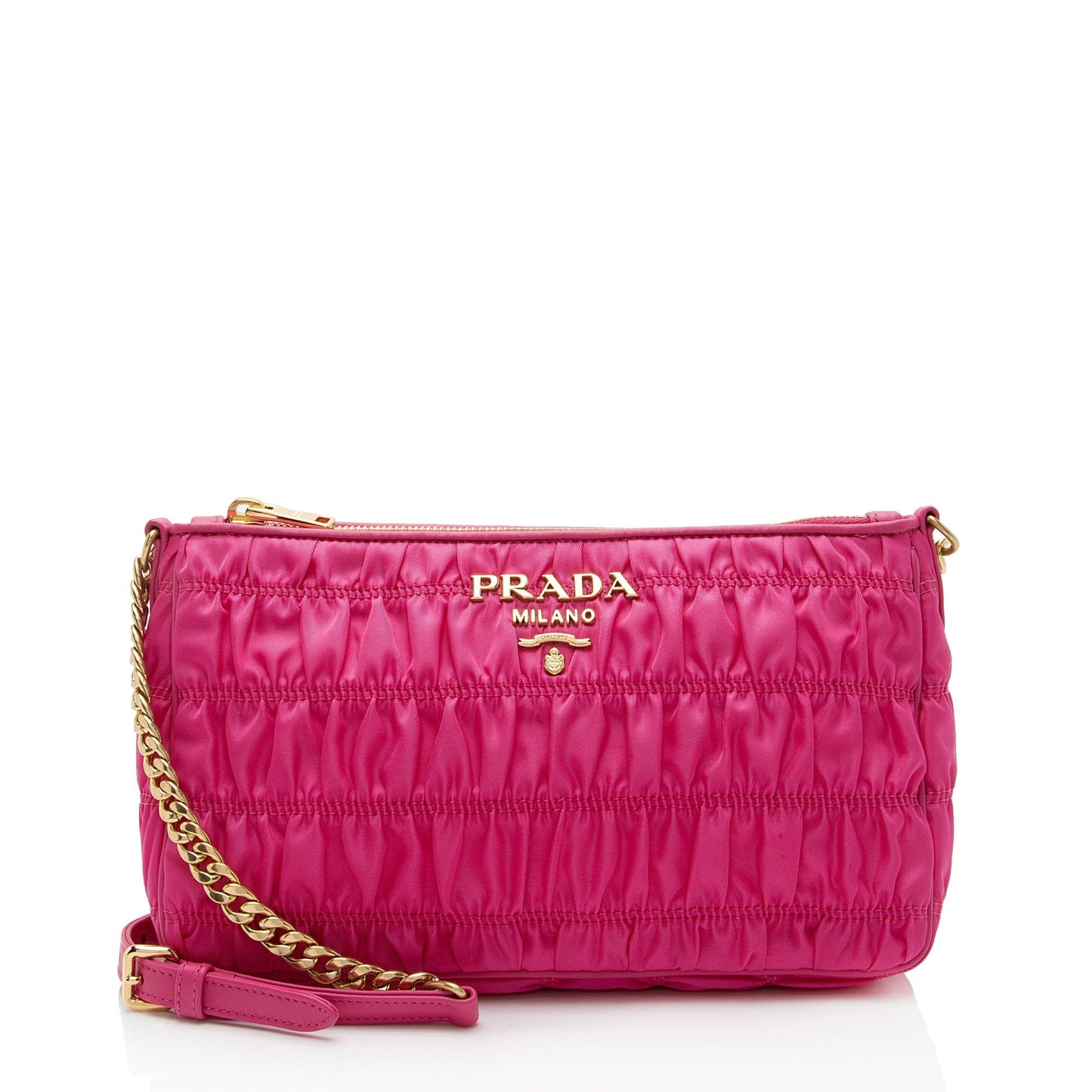 Prada Tessuto Gaufre Crossbody Shf Pzkyn2 Chain Crossbody Bag