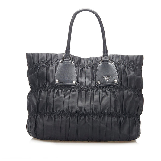 Prada Tessuto Gaufre Tote Bag Nylon